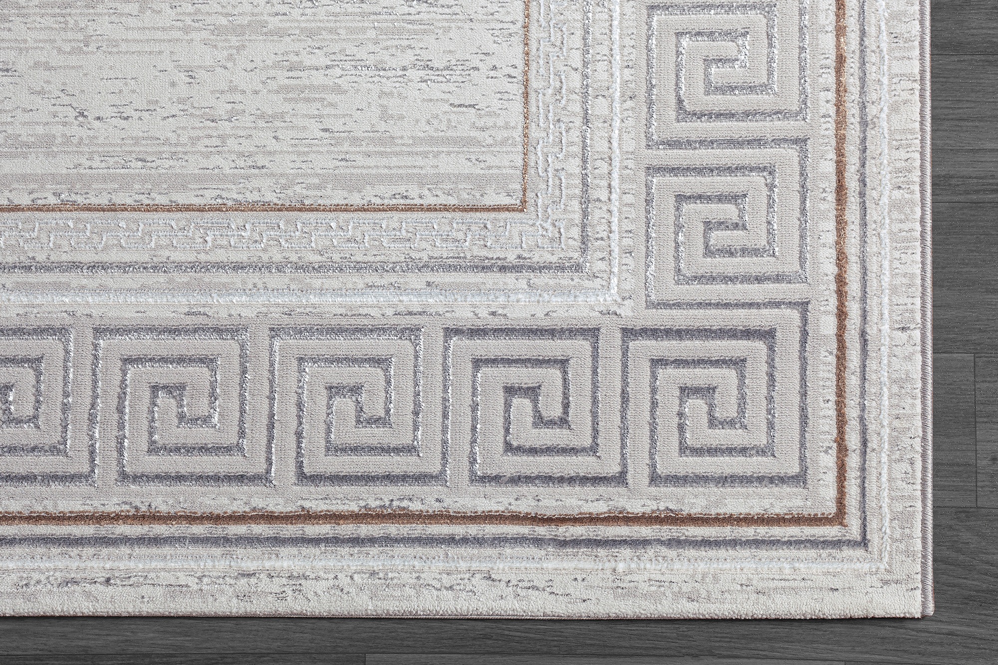 the carpet Teppich »Mila«, rechteckig, 8 mm Höhe, moderner Wohnzimmer Teppich elegant glänzender Flor