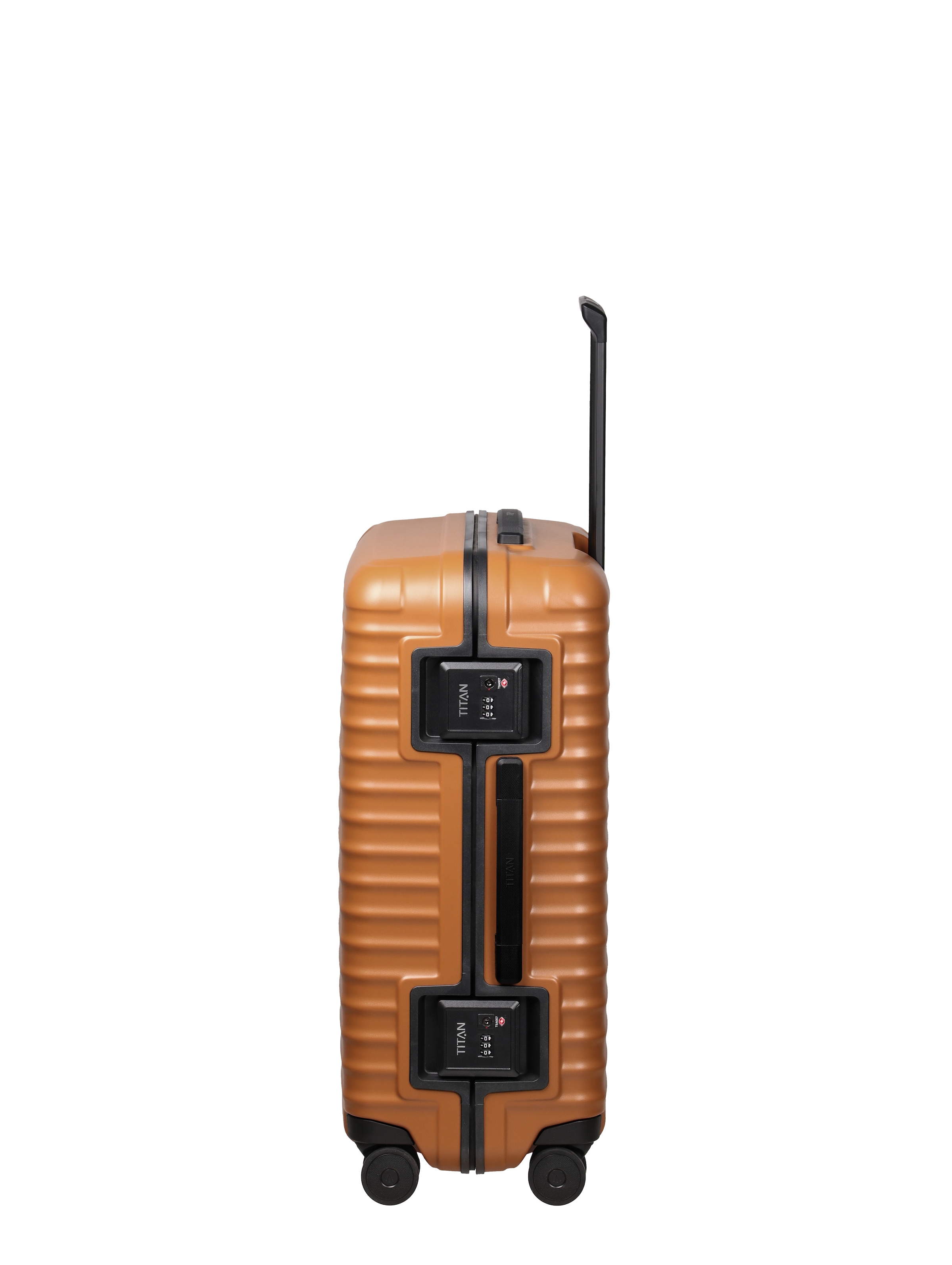 TITAN - Made in Germany Trolley »OVERSEAS Koffer Hartschale« 84 l 4 Rollen mit TSA-Rahmenschloss, intelligenter Innenaufteilung Größe M+