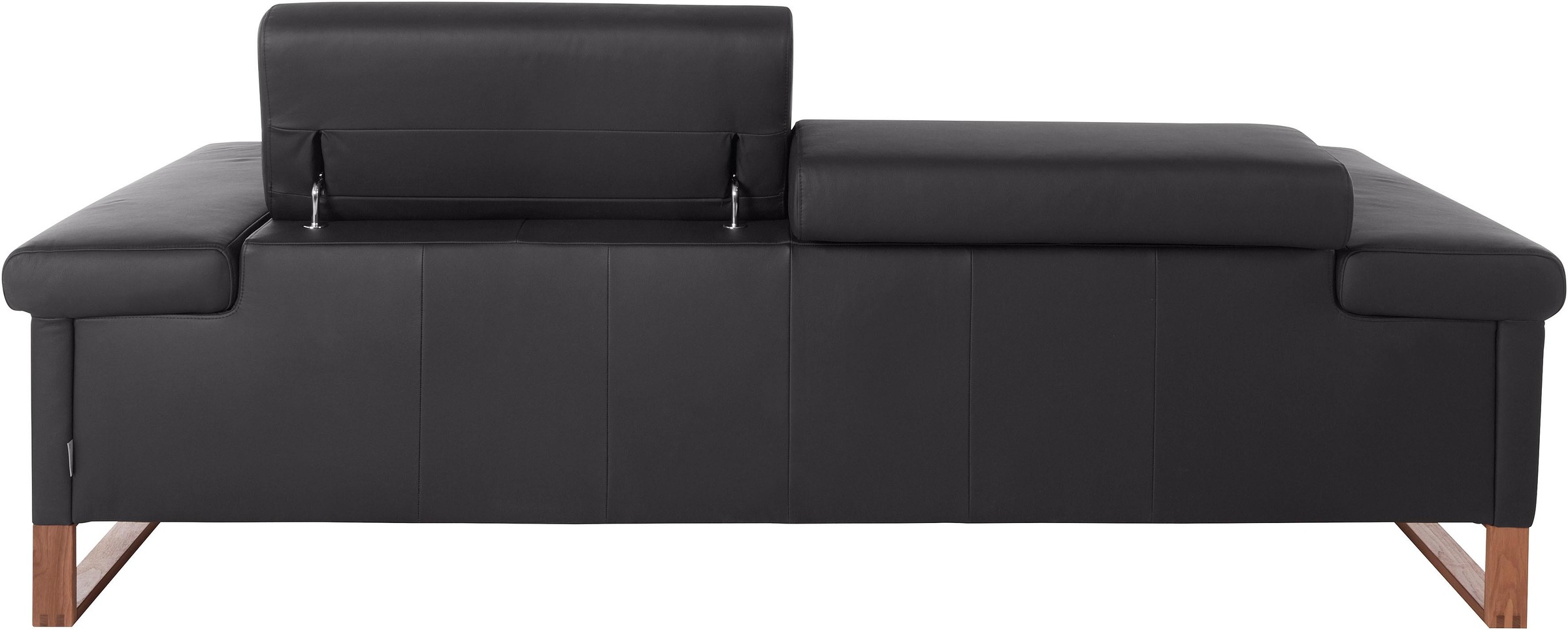 W.SCHILLIG 2,5-Sitzer »finn«, German Design Award 2016, Fußgestell Nussbaum natur, Breite 230 cm