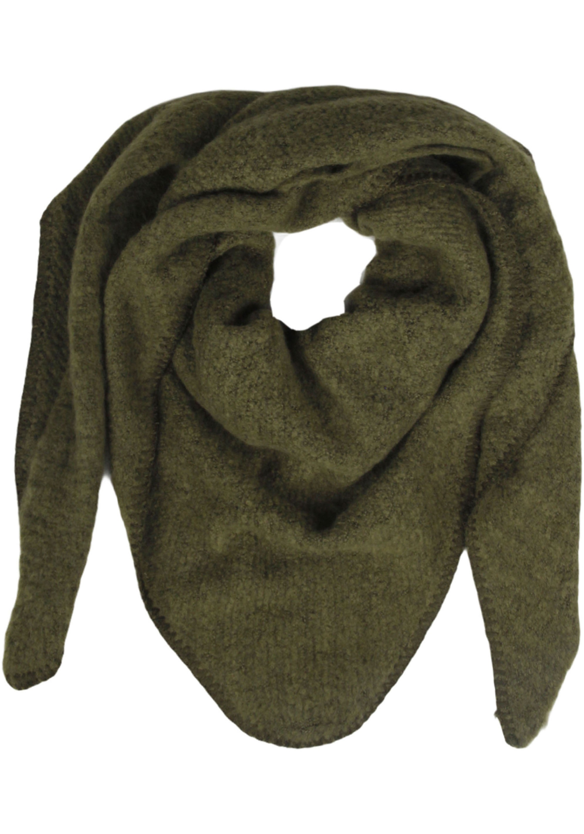 CAPELLI NEW YORK Modeschal Feinstrick, individuell zu Binden, wärmend olive