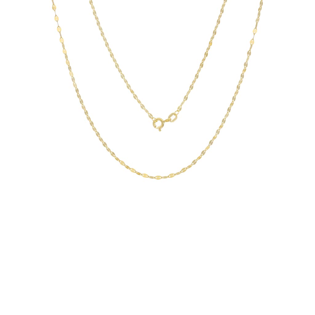 Firetti Kette ohne Anhänger »Schmuck Geschenk Gold 750 Halsschmuck Halskette Goldkette Plättchen«