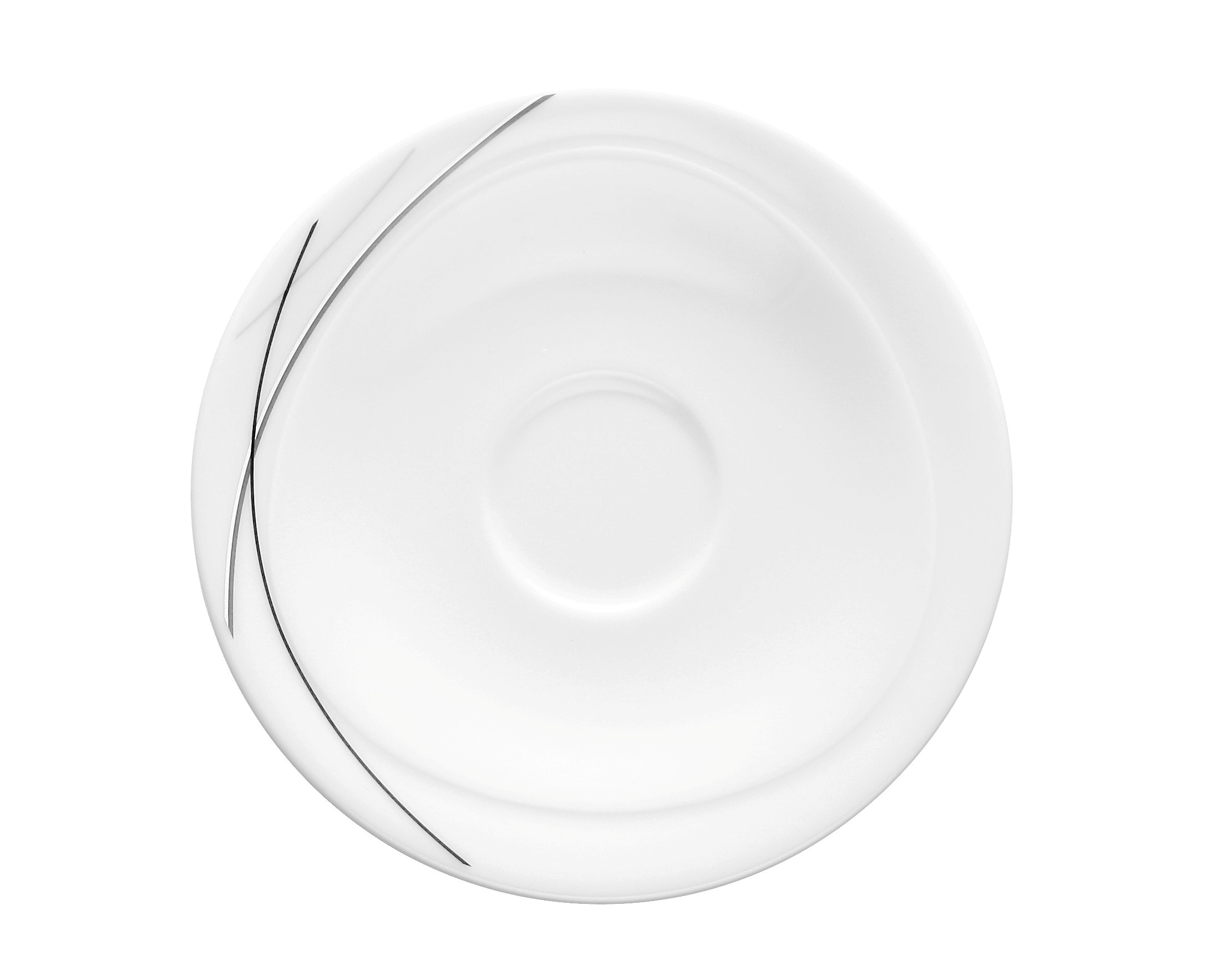 Seltmann Weiden Teeservice »Geschirr-Set Trio Highline« Tassen, Teller, Untertassen, Made in Germany, 18 Teile, für 6 Personen