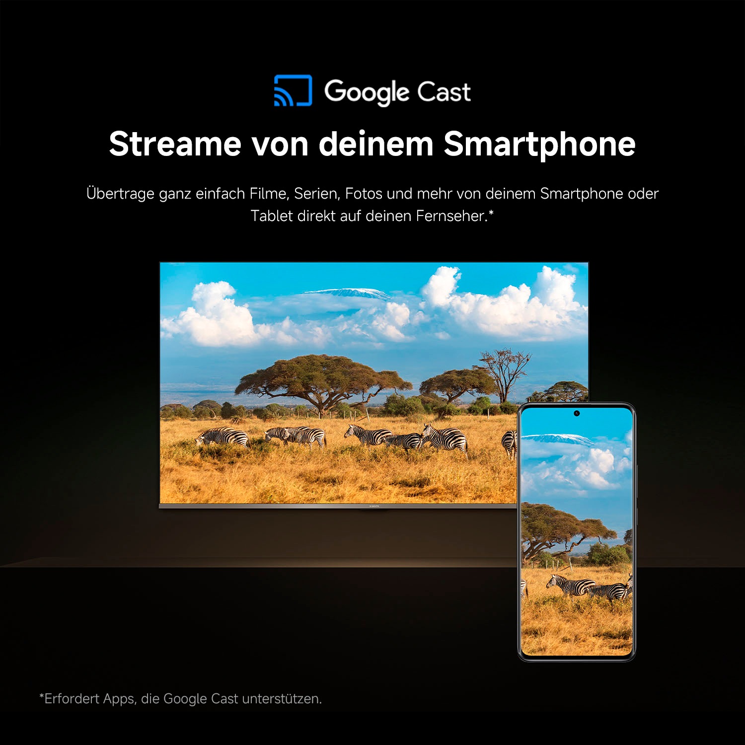 Xiaomi QLED-Fernseher »L50MB-APEU« 125 cm/50 ″ Smart-TV Xiaomi TV A Pro 50 (2026)