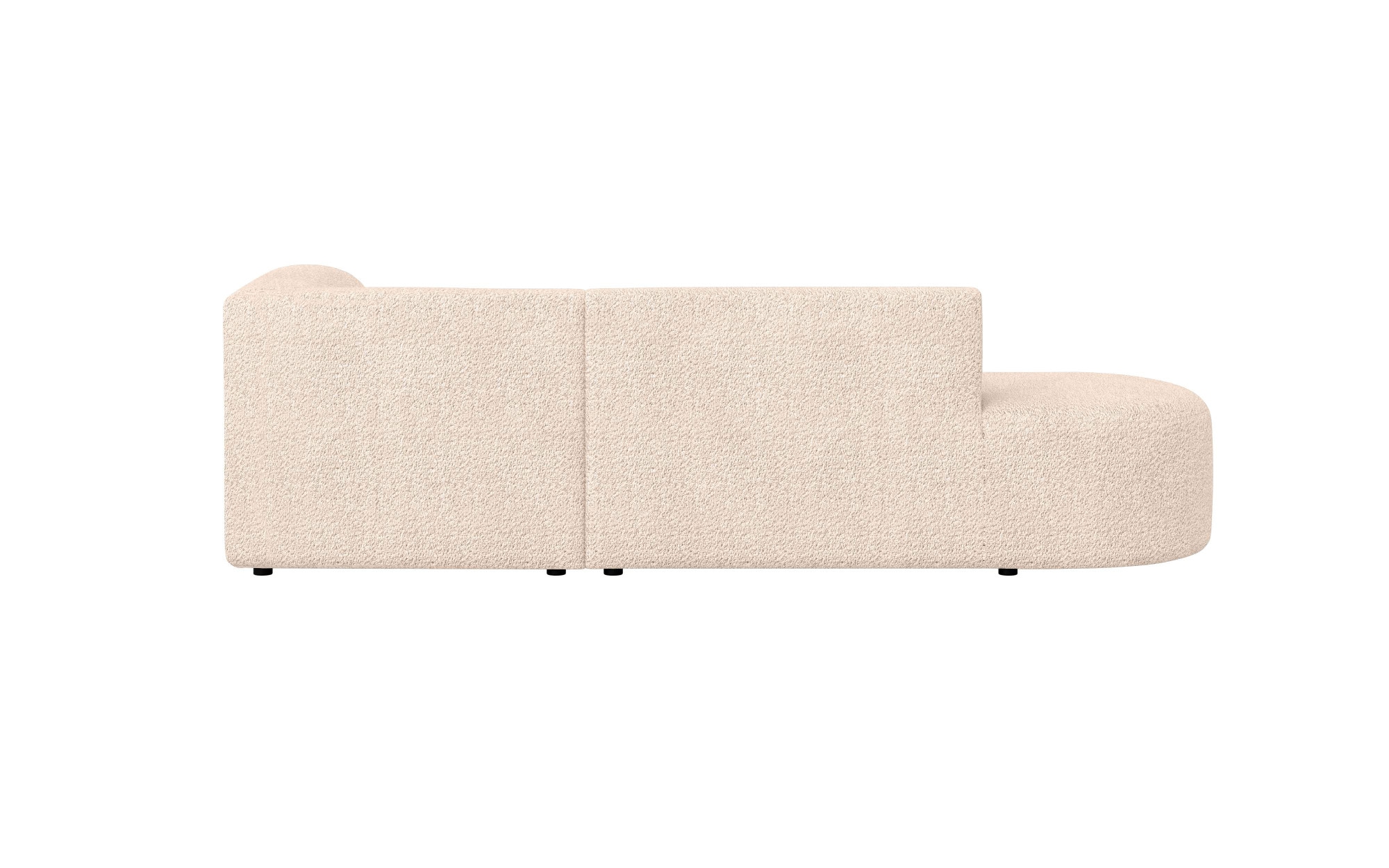 andas Ecksofa »Ecksofa Tvinne mit Ottomane links oder rechts bestellbar«, L-Form, mit Wellenunterfederung, BxTxH 260x170x73 cm
