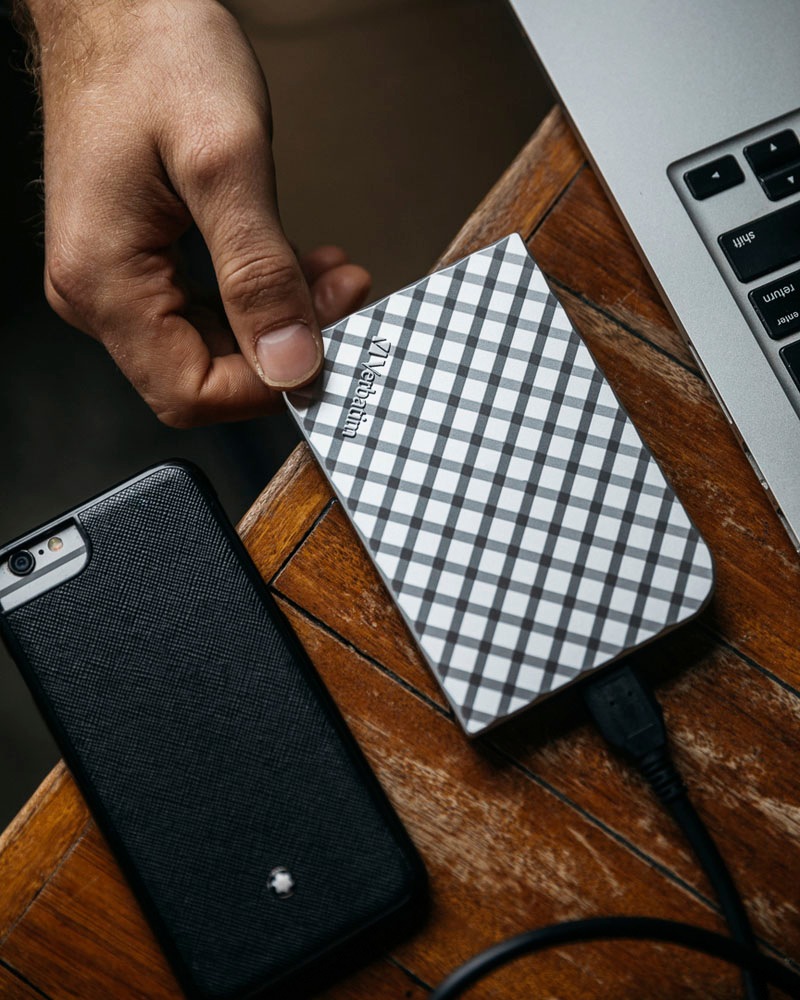 Verbatim externe HDD-Festplatte »Store 'n' Go USB 3.0«, Anschluss USB 3.0-USB 2.0