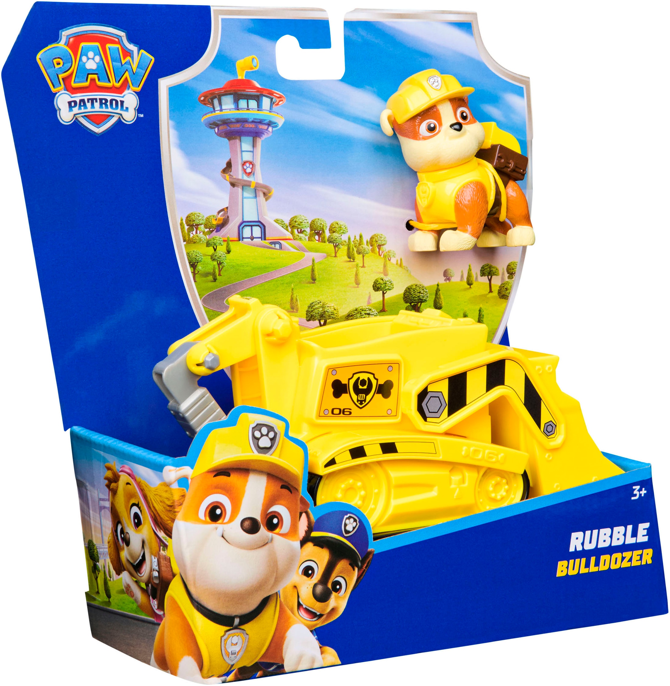 Spin Master Spielzeug-Auto »PAW Patrol, Sust. Basic Vehicle Rubble«, zum Teil aus recycelten Material