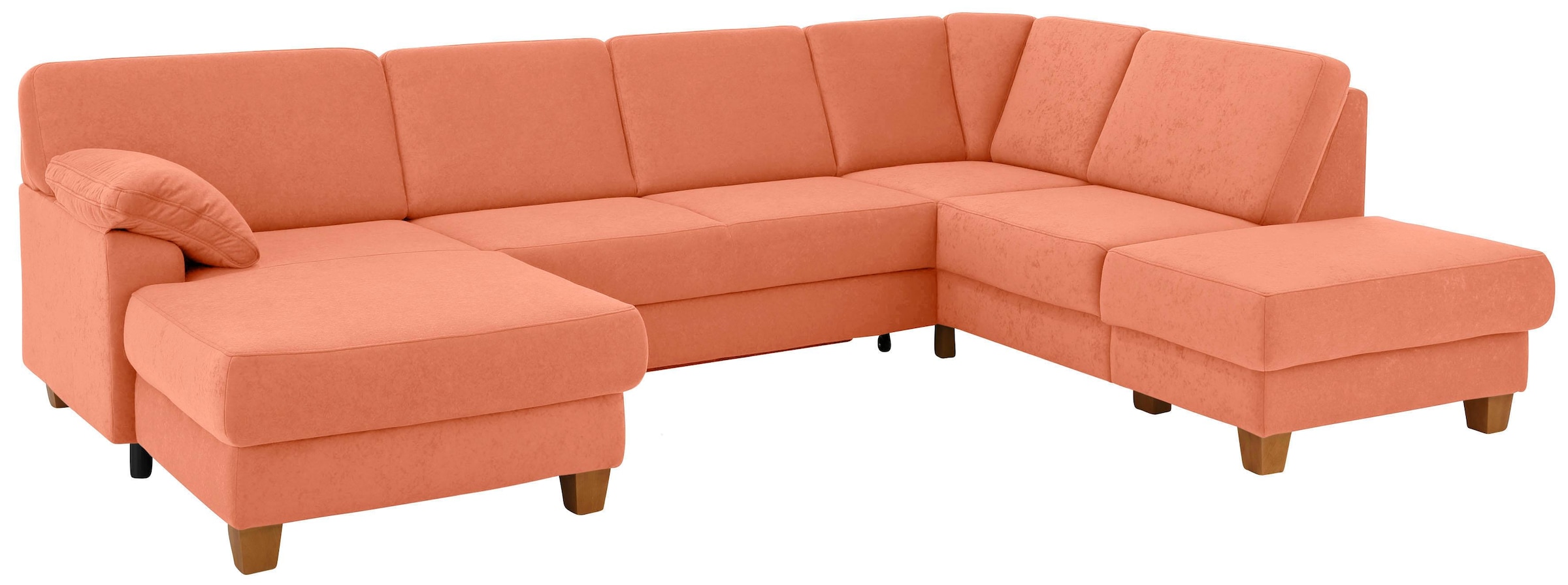 Home affaire Wohnlandschaft »Belfort U-Form« mit Federkern, wahlweise mit B günstig online kaufen