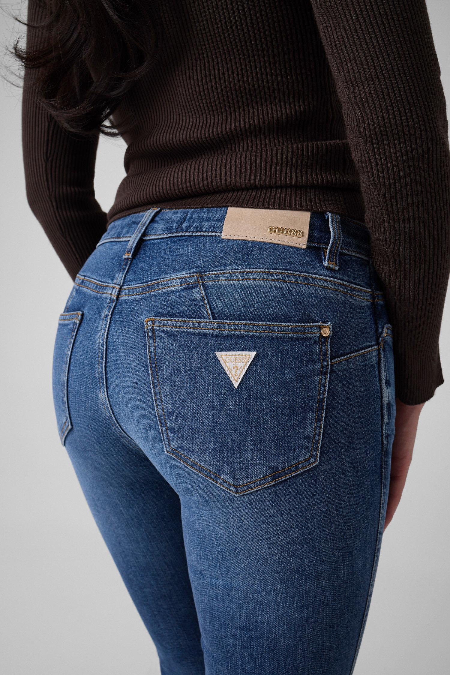 Guess Skinny-fit-Jeans »CURVE X« aus Stretch-Denim, mittlere Taille