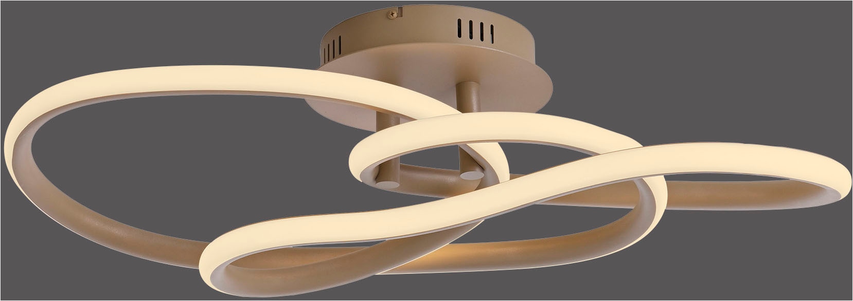 Paul Neuhaus LED Deckenleuchte »TWIST« LED-Board 1 Stk. Warmweiß Stufenlos dimmbar über Lichtschalter, Memoryfunktion