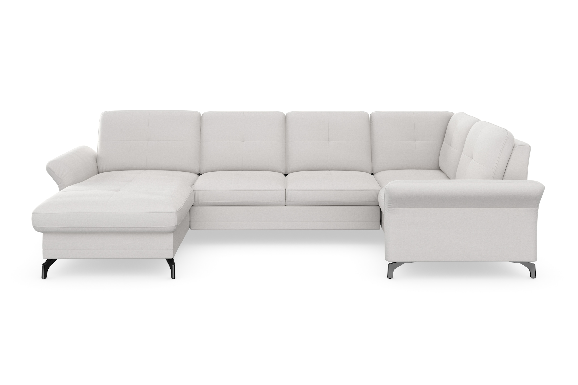 Home affaire Wohnlandschaft »Calando U-Form« wahlweise mit Bettfunktion, Be günstig online kaufen