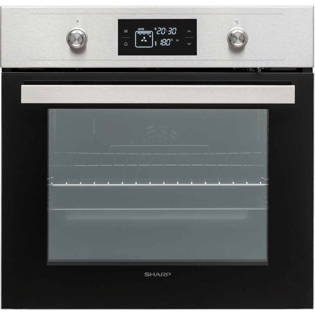 Sharp Einbaubackofen »K-60V19IQM-EU«, K-60V19IQM-EU, katalytische Reinigung