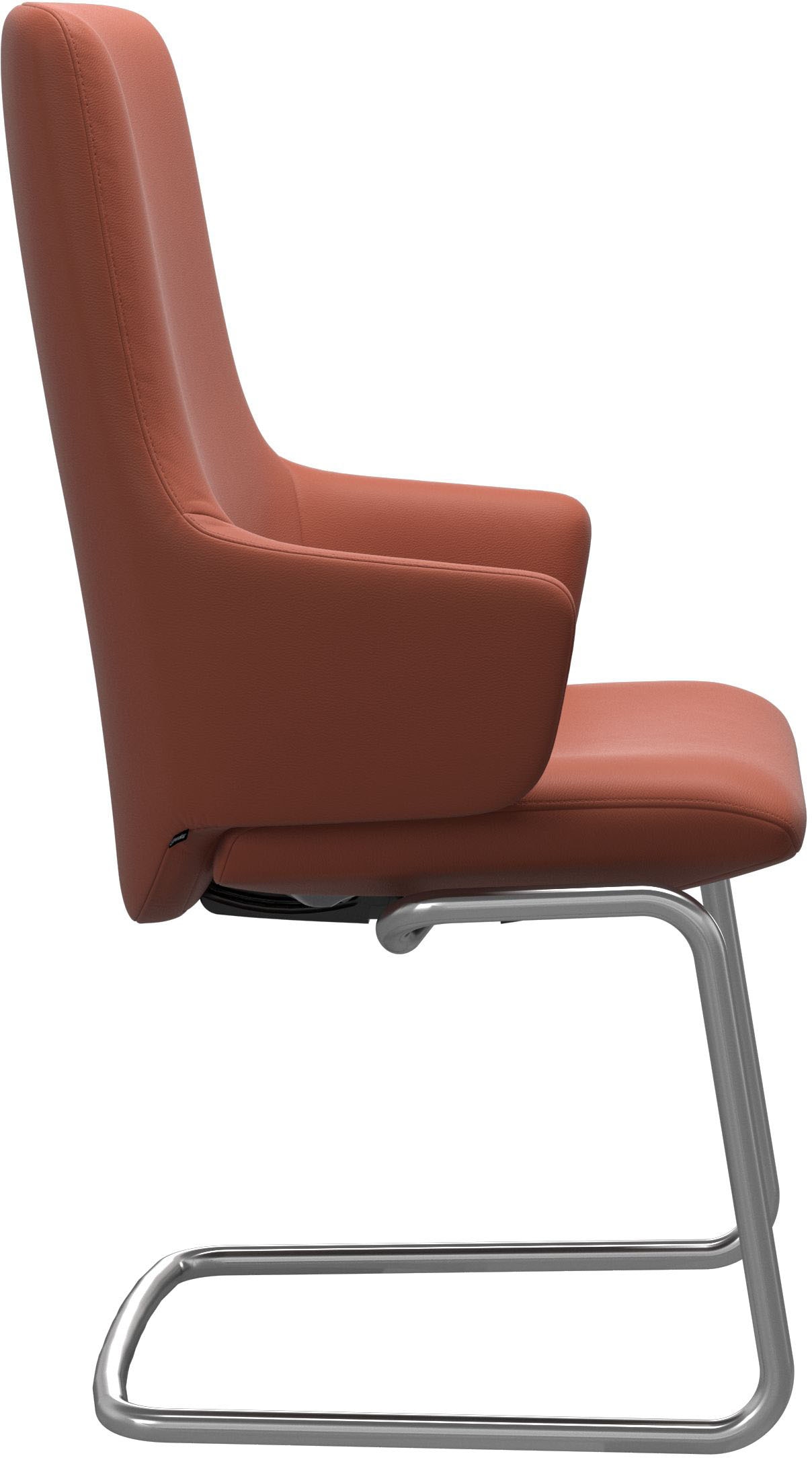Stressless® Polsterstuhl »Laurel«, Leder PALOMA, High Back mit Armlehne, Größe L, mit Beinen aus Stahl in Schwarz matt
