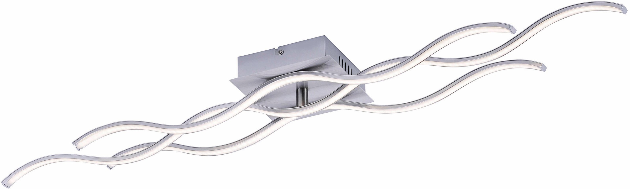 JUST LIGHT Deckenleuchte »WELLA«, 1 flammig, Leuchtmittel LED-Board | LED fest integriert, inklusive festverbautem LEDLeuchtmittel