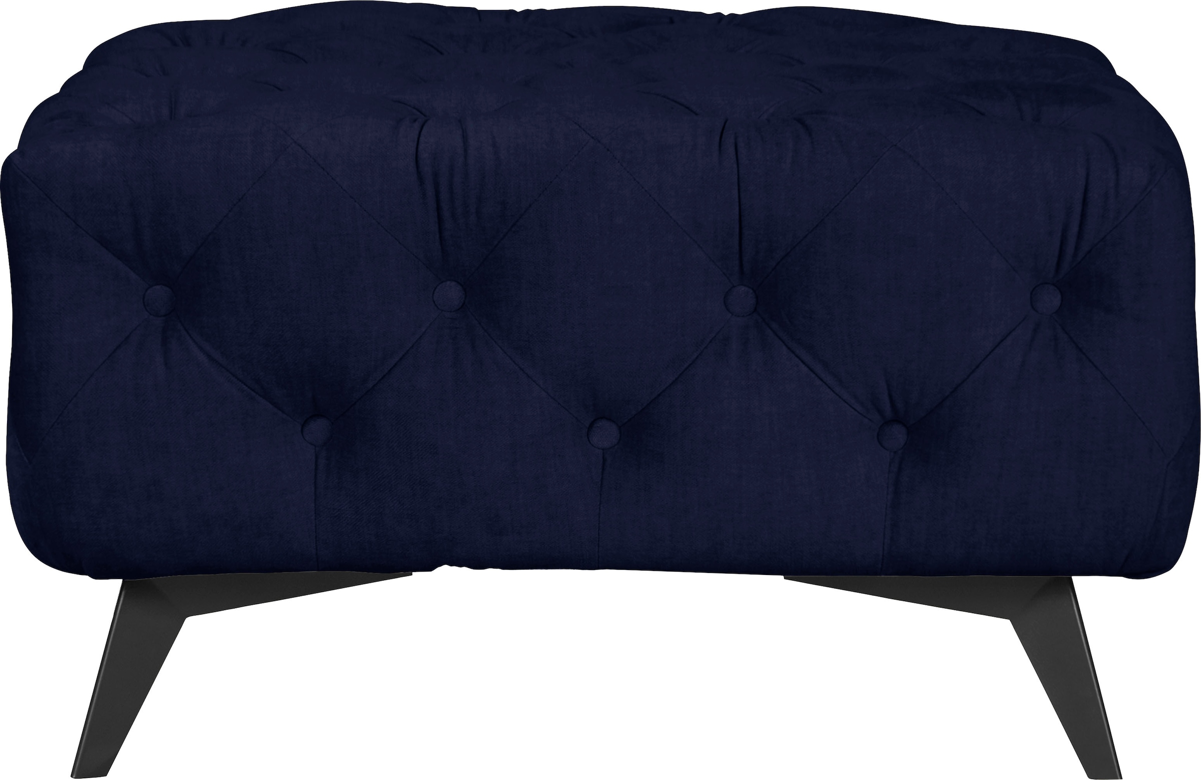 Leonique Polsterhocker »Glynis«, aufwändige Knopfheftung, moderne Chesterfield Optik, Fußfarbe wählbar