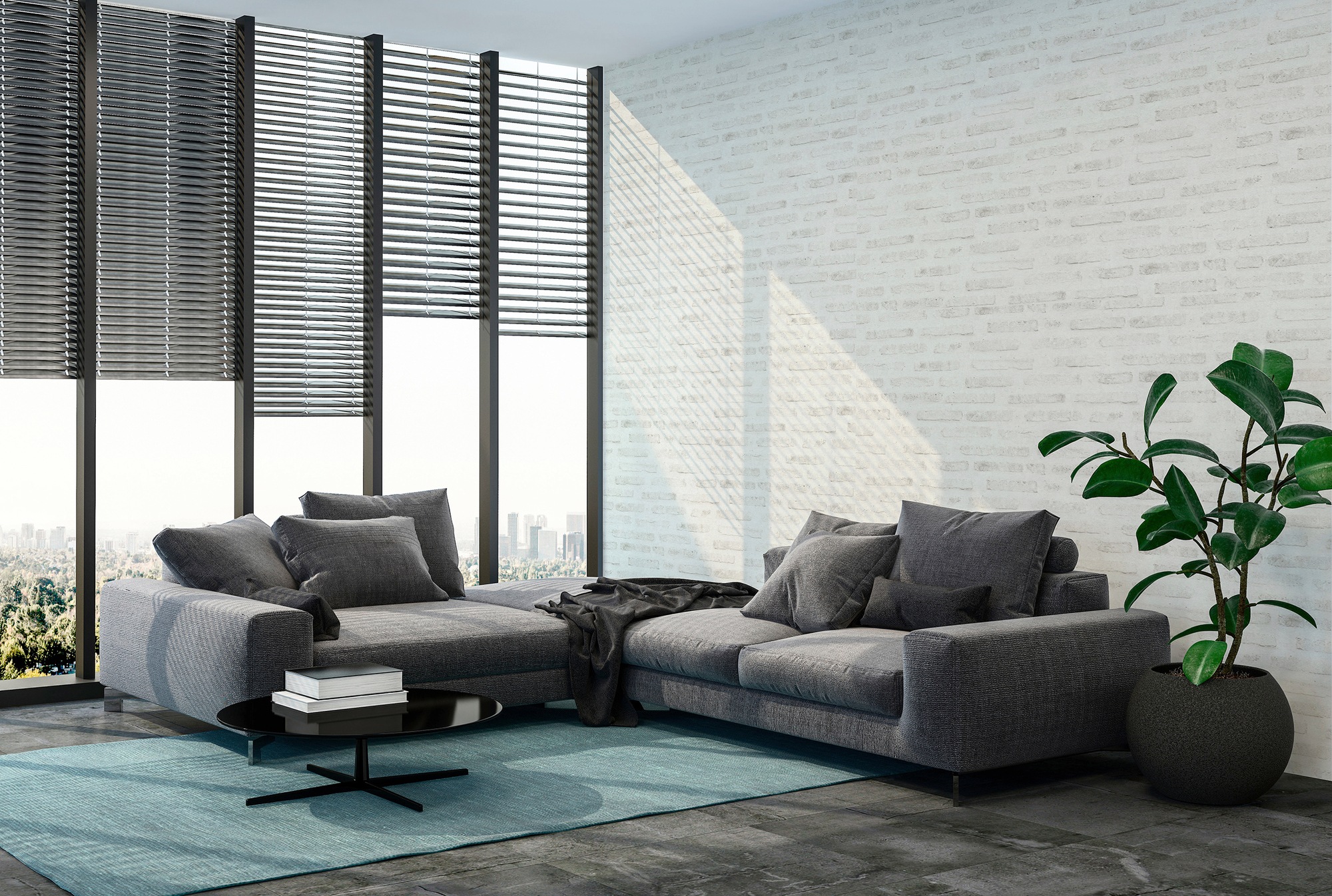 living walls Vliestapete »New Walls Loft Living in Vintage Backstein Optik«, gemustert-Motiv-abstrakt, Tapete Stein Tapeten Wohnzimmer Schlafzimmer Küche modern Design Optik