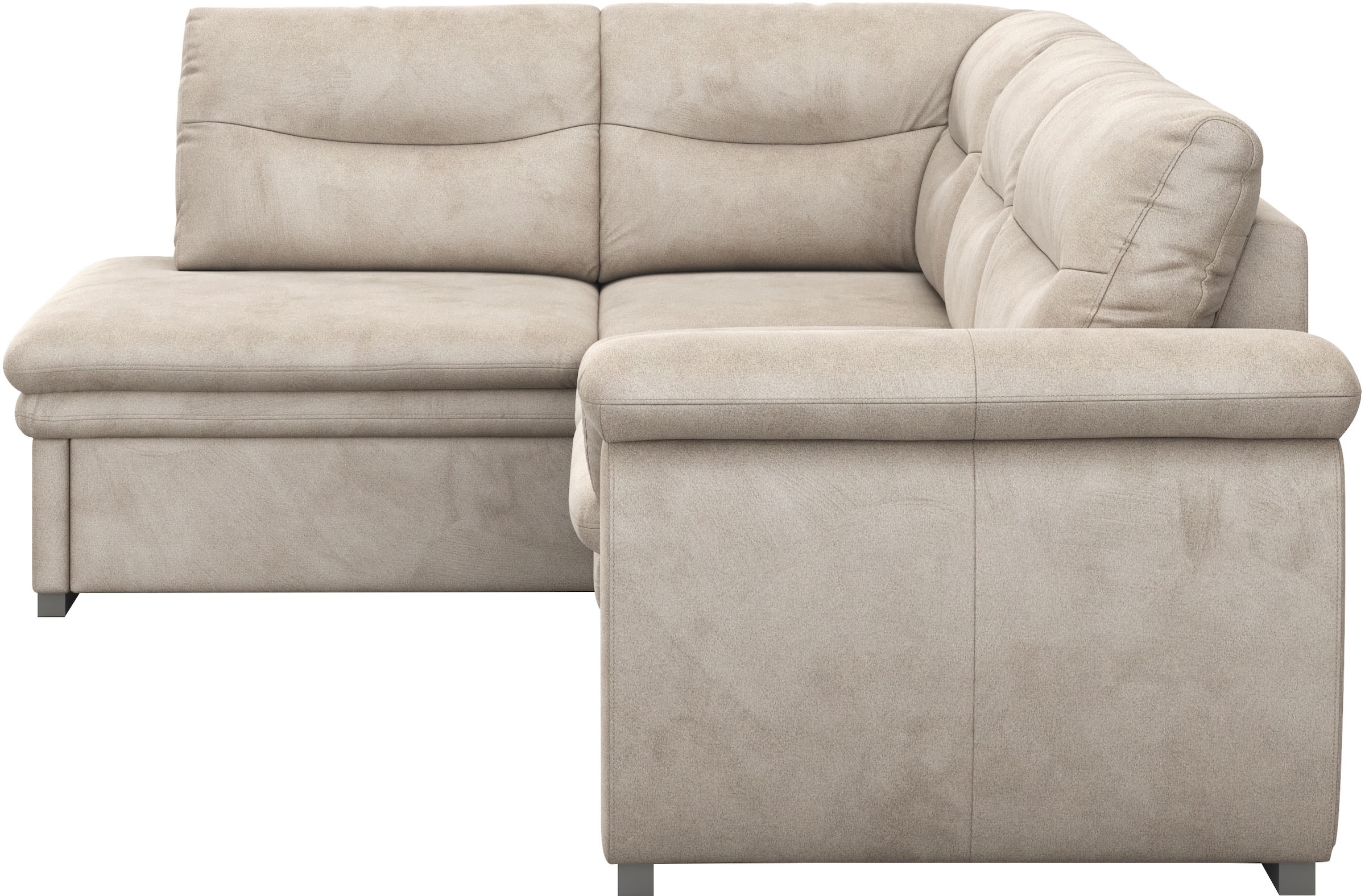 COTTA Ecksofa »Leandra L-Form«, wahlweise mit Bettfunktion & Bettkasten