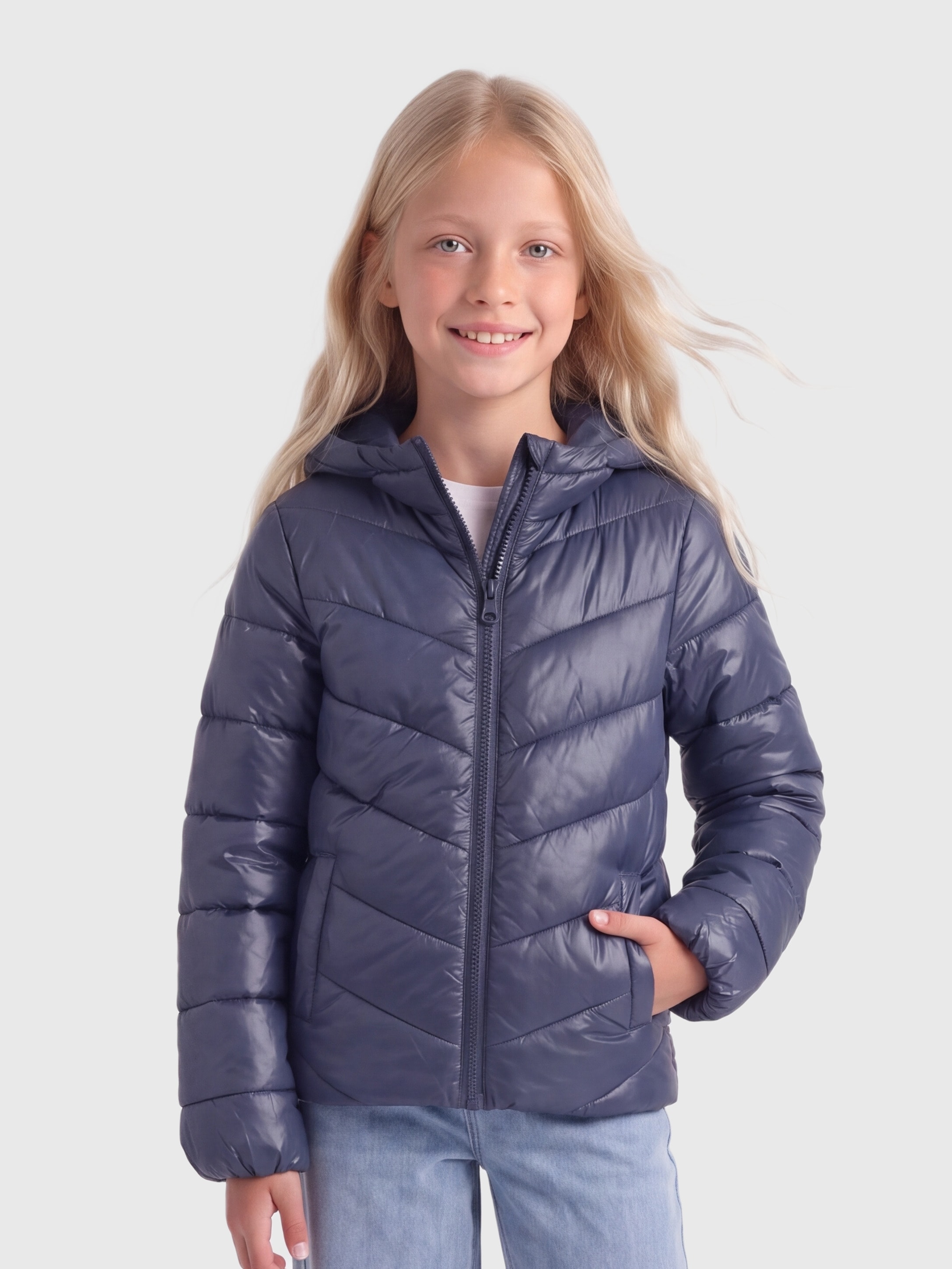 KIDS ONLY Steppjacke »KOGKAJSA LIGHTWEIGHT QUILT HOOD JKT OTW« mit Kapuze mit Kapuze