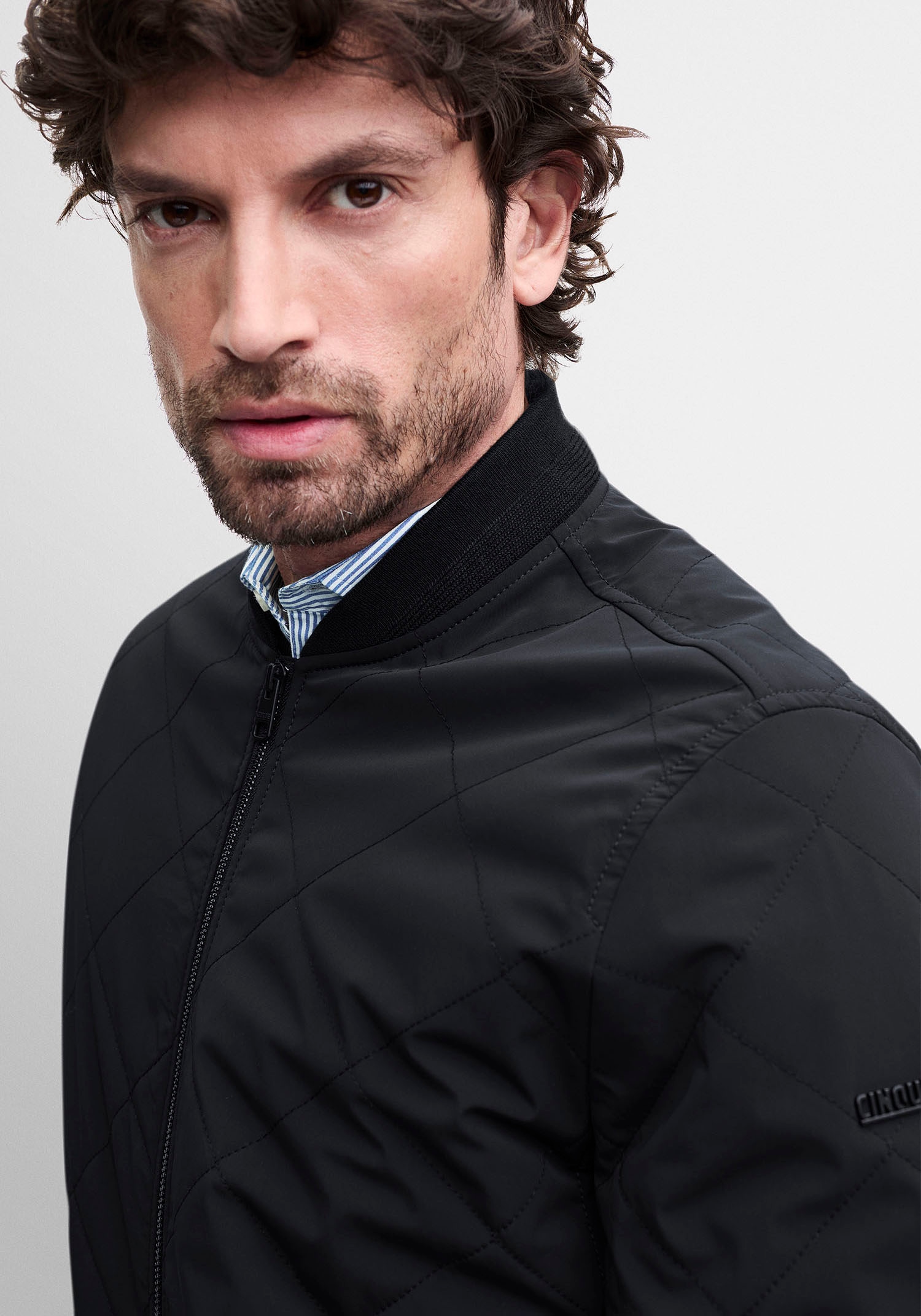 Cinque Blouson »CIRAPID_S« Regular Fit, 2-Wege-Zipper, Rippstrickkrage und Bündchen