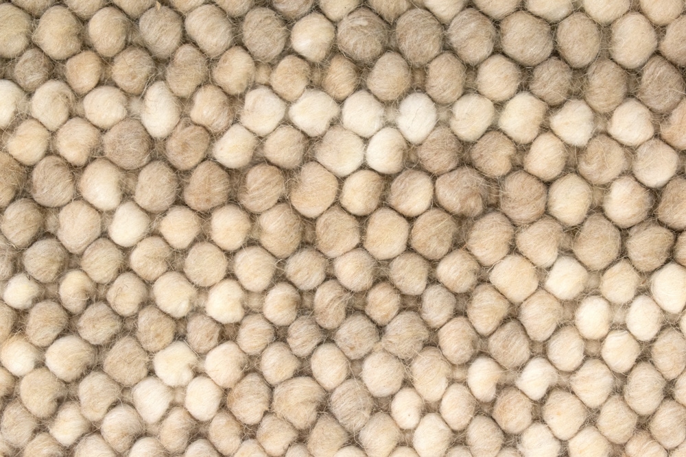 morgenland Wollteppich »Mosaik - Wollteppich«, rechteckig, 2 mm Höhe, Sehr weicher Flor