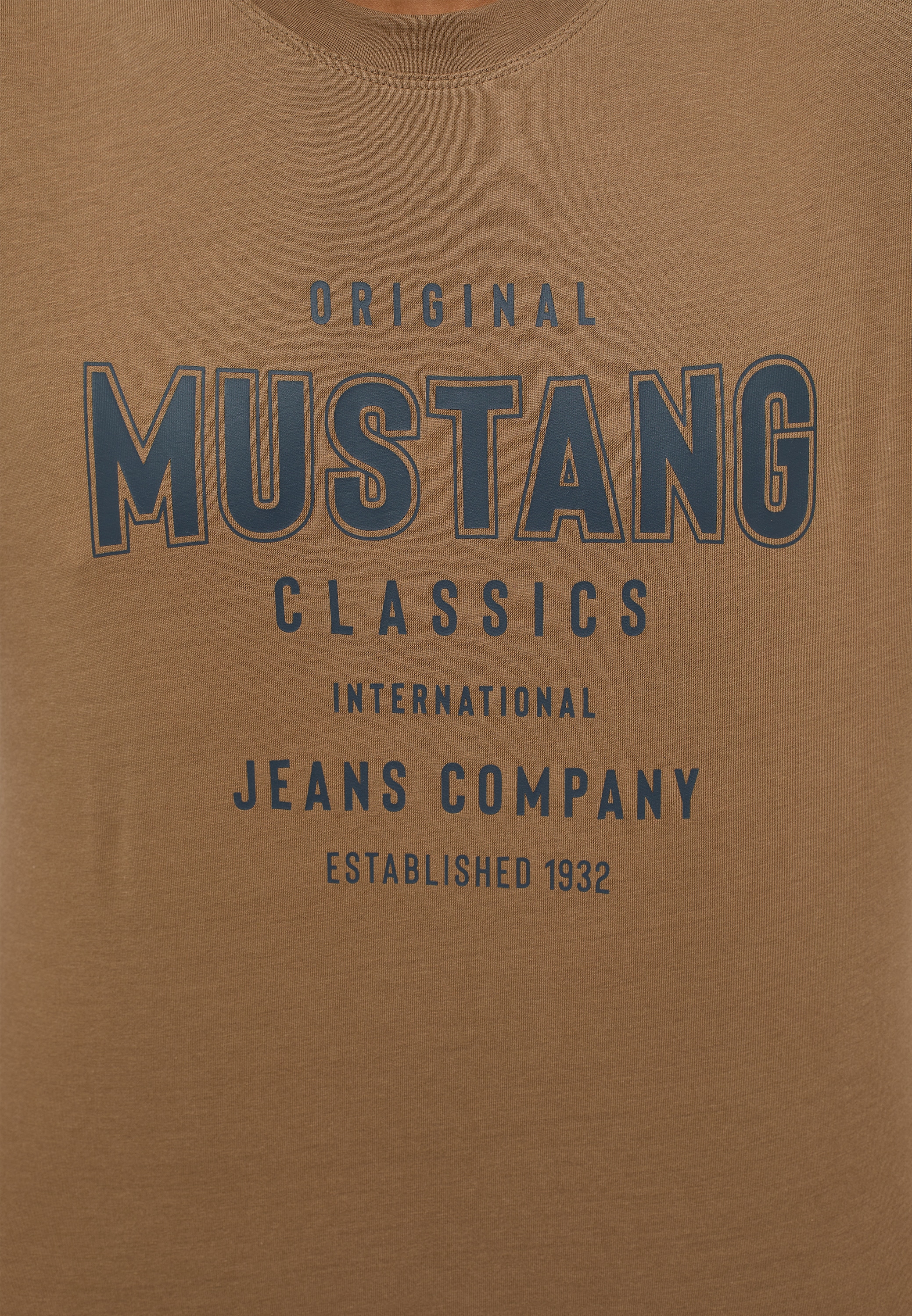 MUSTANG Kurzarmshirt »Mustang online T-Shirt bei Print-Shirt«