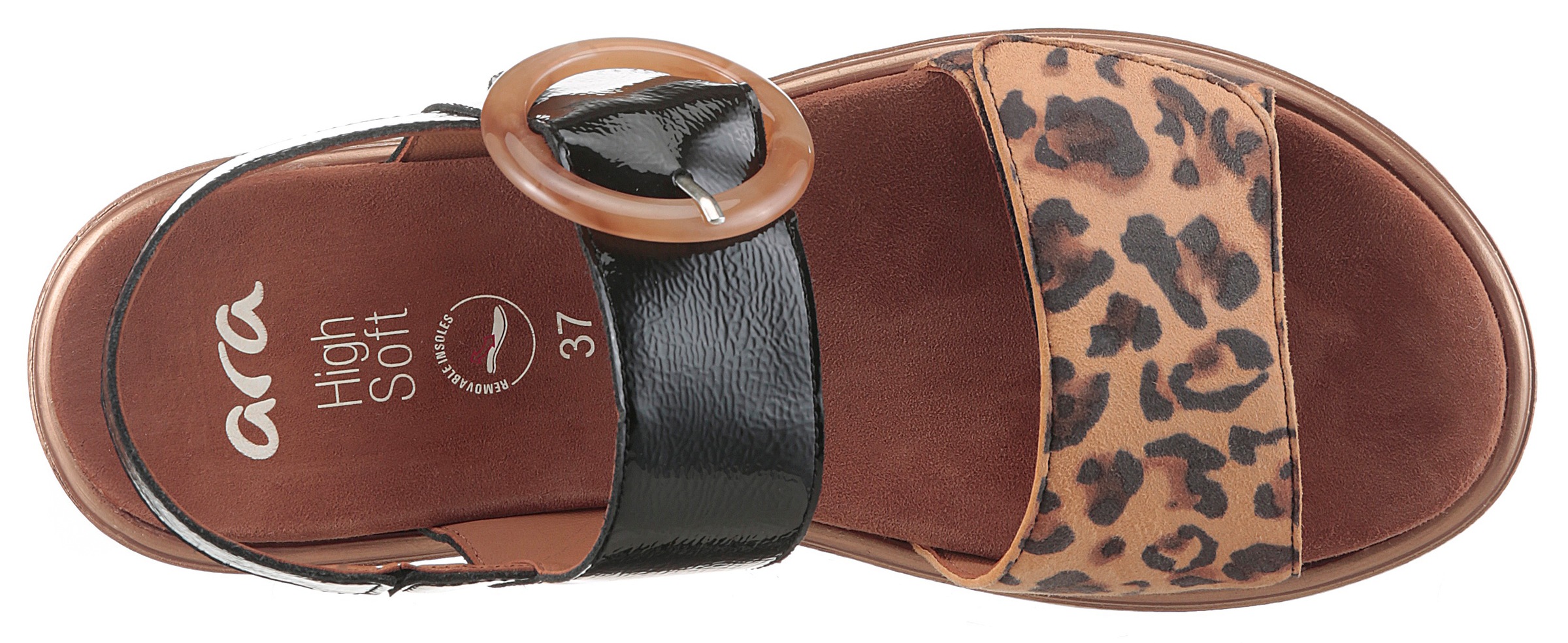 Ara Sandale »BILBAO«  Keilsandale, Plateausandale mit Klettverschlüssen, G-Weite