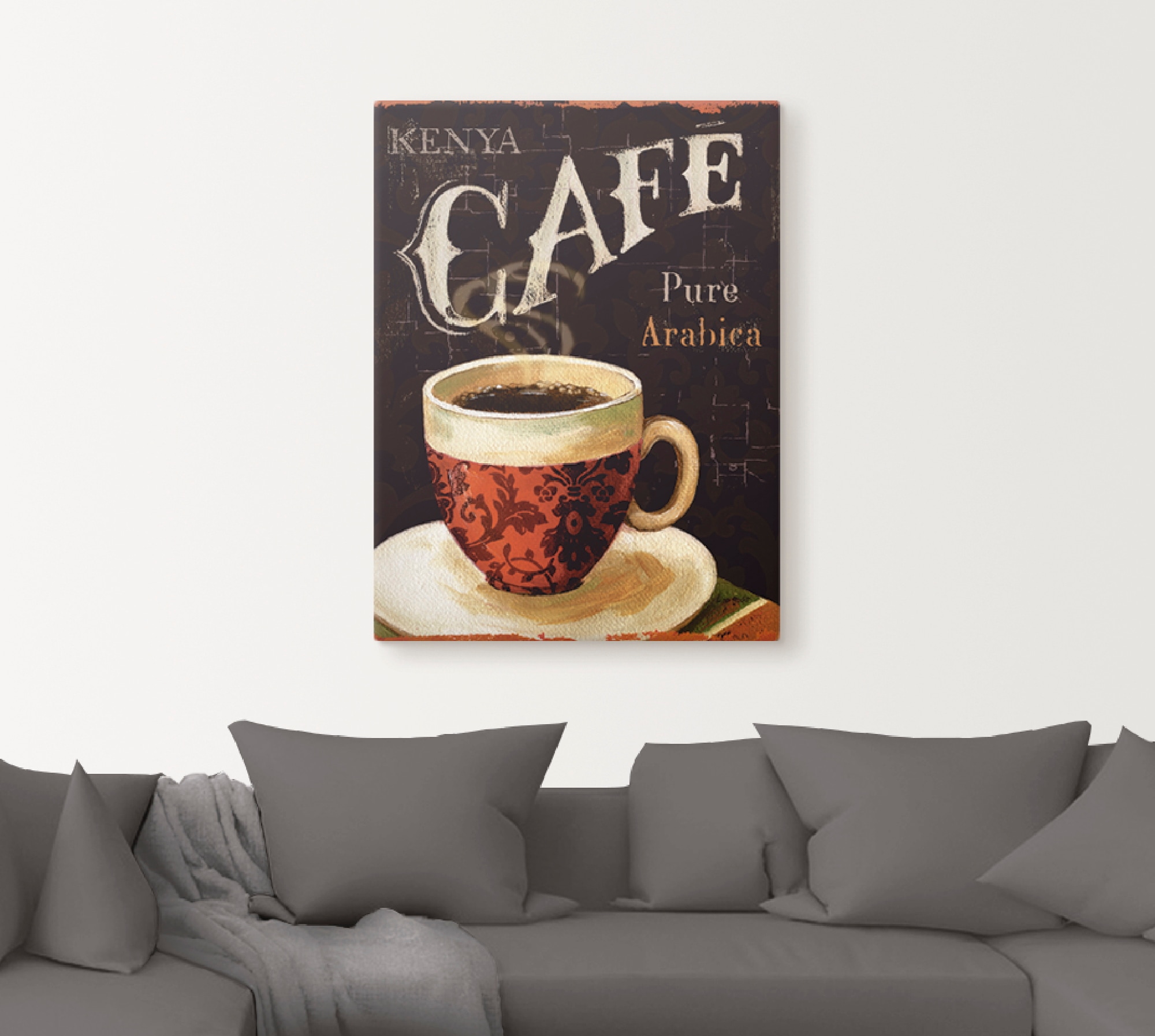 Artland Wandbild »Heutiger Kaffee I«, Getränke, (1 St.), als Leinwandbild, Poster in verschied. Größen