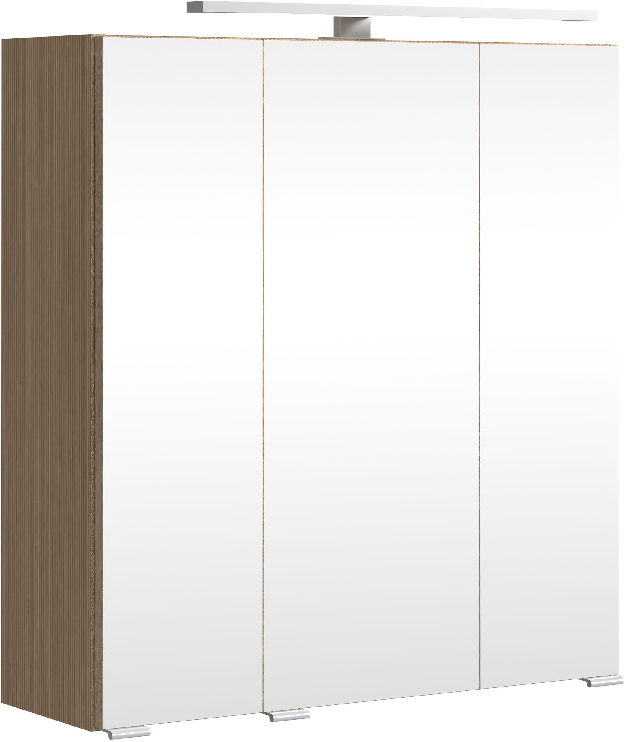 welltime Badmöbel-Set »60 cm breit, Badmöbel mit LED-Beleuchtung«, Held Möbel, 2tlg. Unterbecken-Set, Eixo