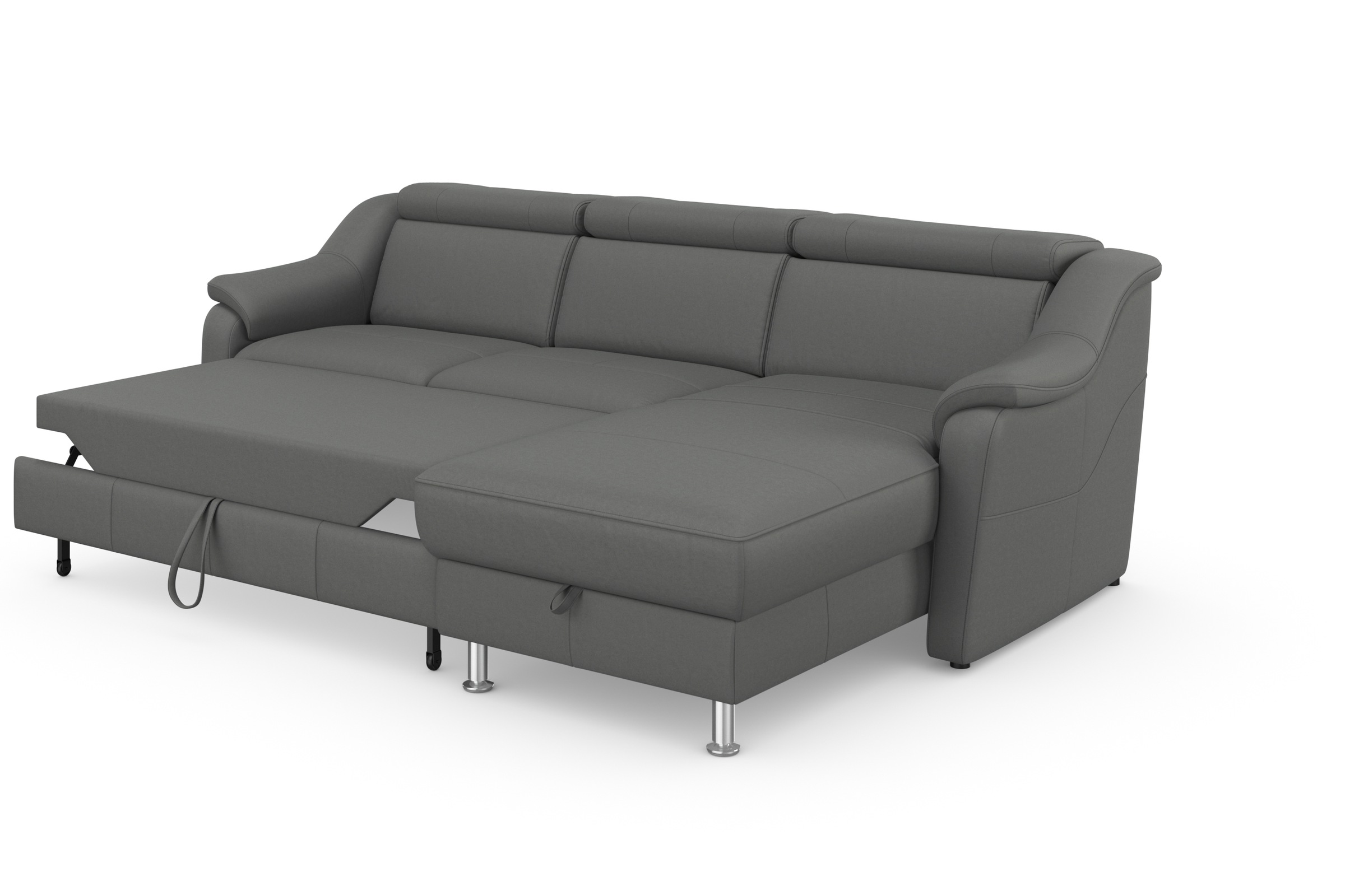 sit&more Ecksofa »Freetown L-Form«, inklusive Kopfteilverstellung und komfortablem Federkern