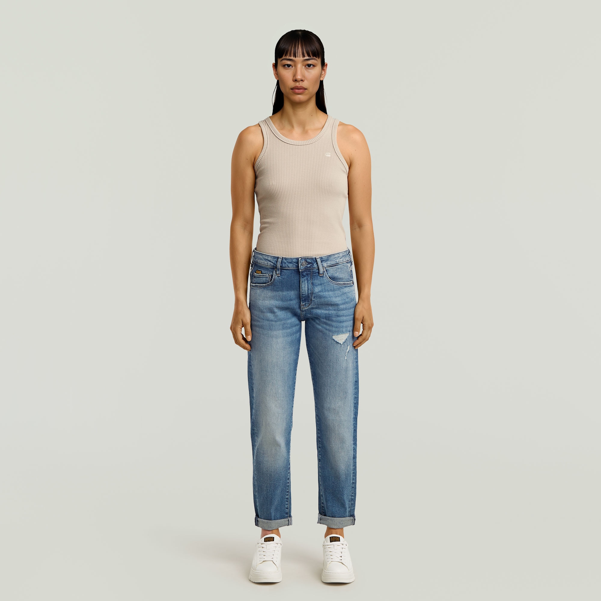 G-STAR Tanktop »Ribbed Tanktop« mit breiten Trägern