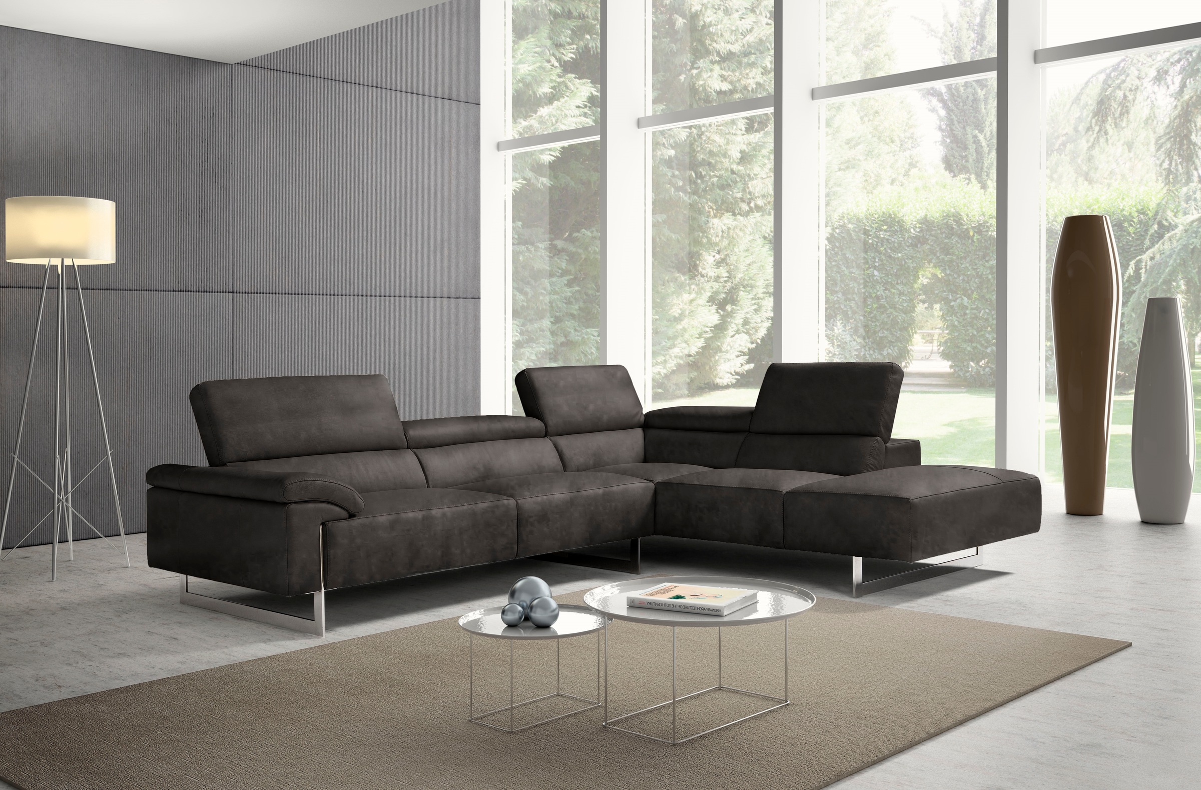 Egoitaliano Ecksofa "Malika, elegant und bequem, Designsofa, L-Form", mit O günstig online kaufen