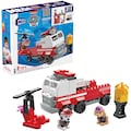 MEGA BLOKS Spielzeug-Feuerwehr »PAW Patrol Bauset Marshalls ultimatives Feuerwehrauto«, mit 2 beweglichen Figuren