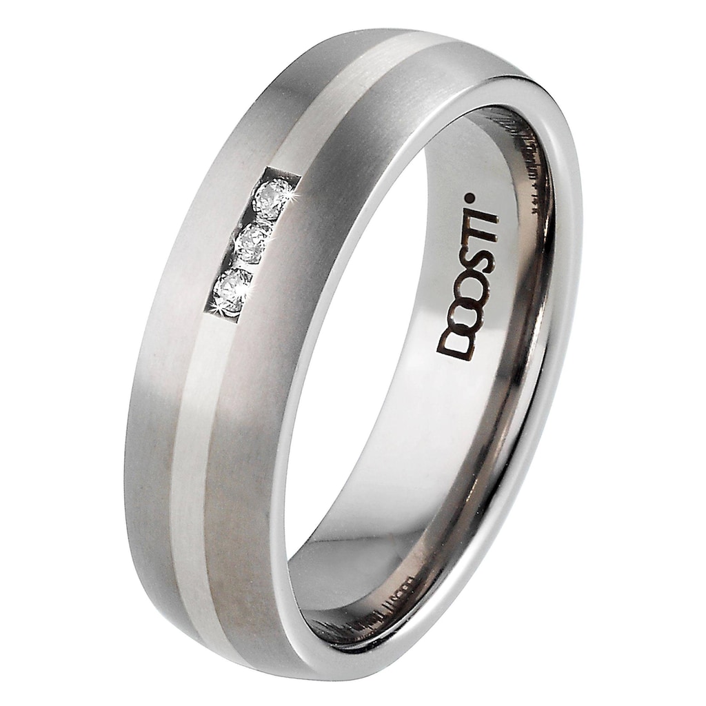 DOOSTI Trauring »Schmuck Geschenk Silber 925 Trauring Ehering Partnerring LIEBE«