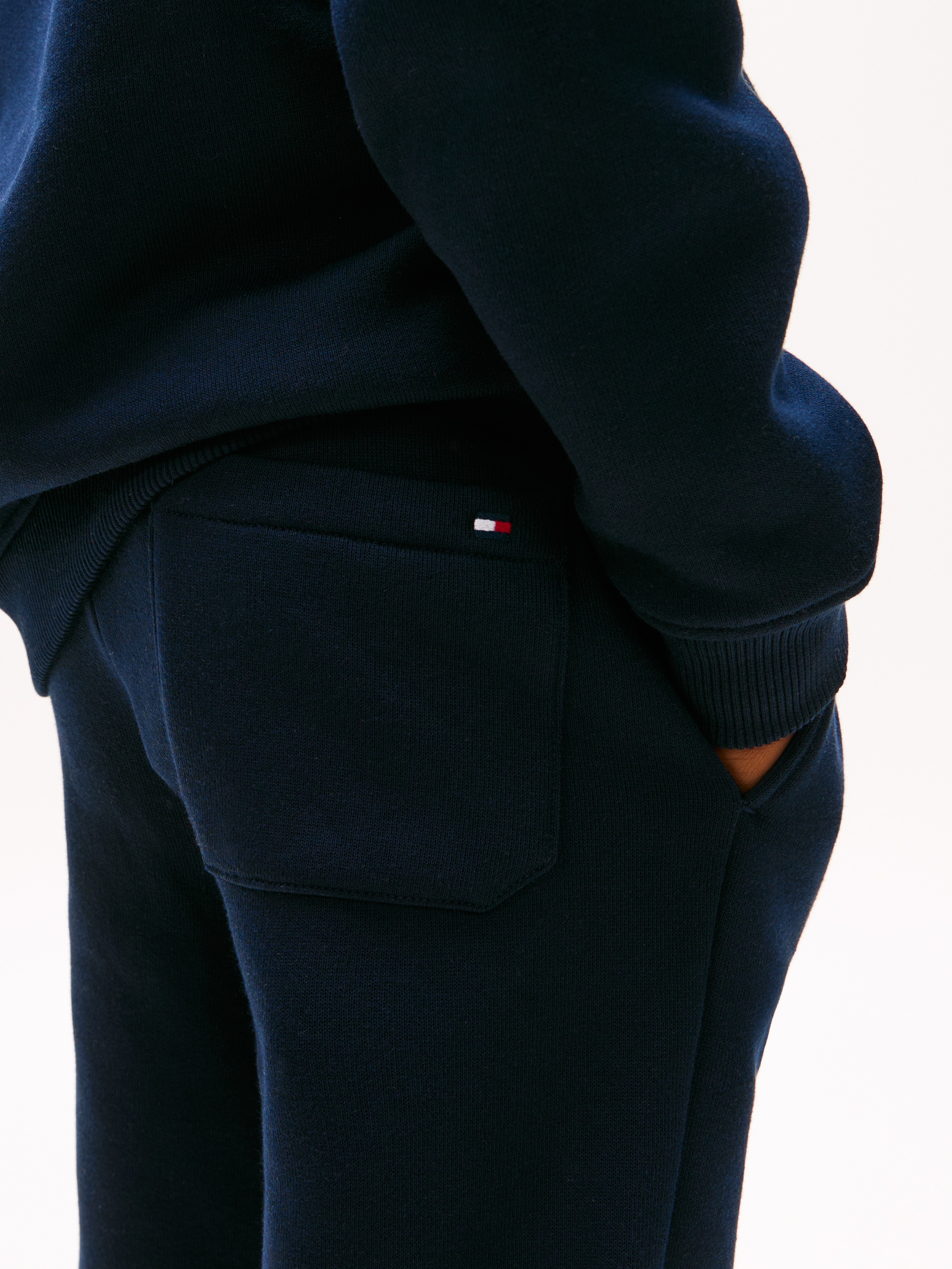 Tommy Hilfiger Langarmshirt & Hose Set, 2 tlg. Kinder bis 16 Jahre, mit Rundhalsausschnitt