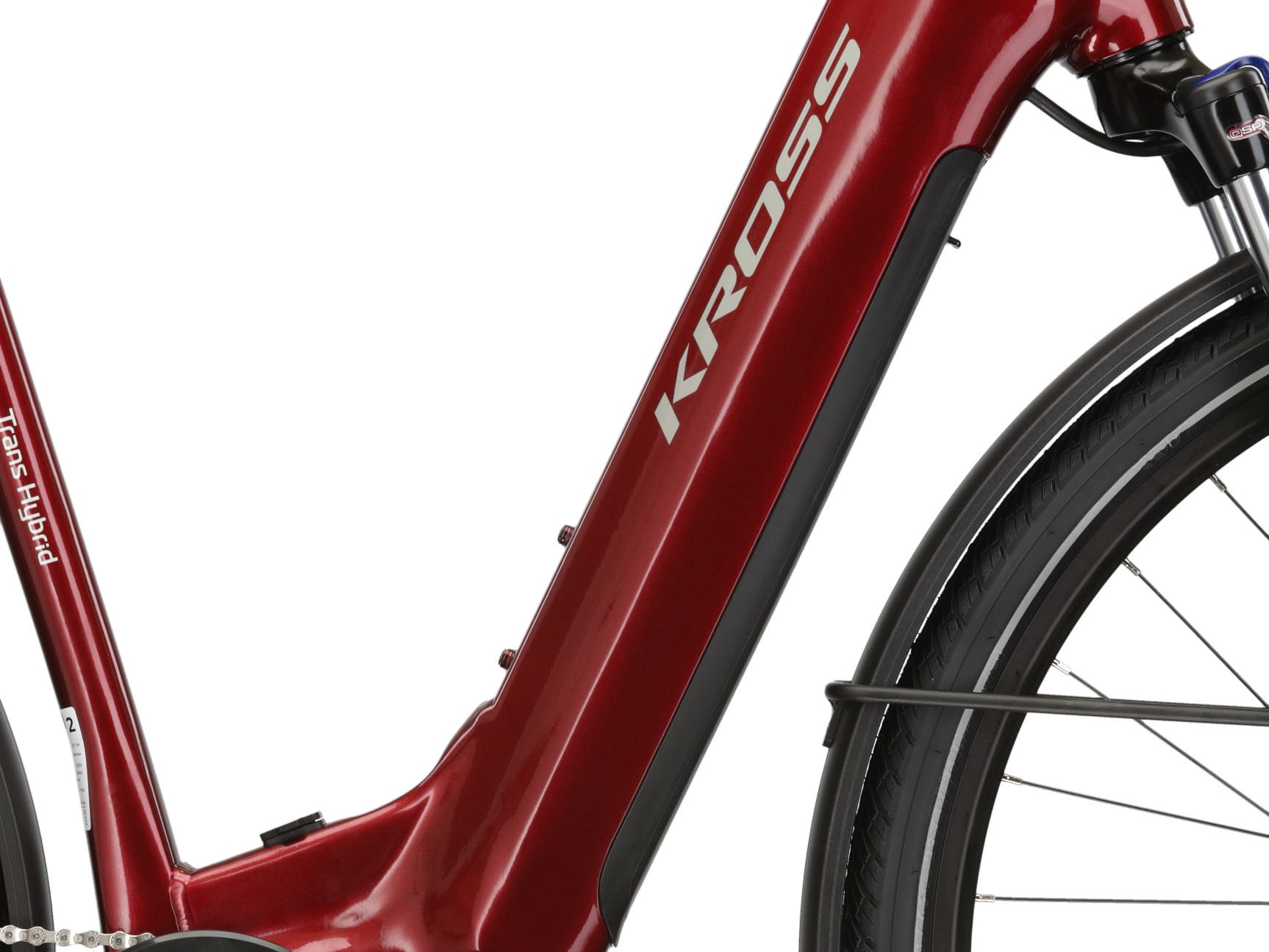 Kross »E-Trekkingrad Trans Hybrid LS 3.0 28 Zoll rot« 8 Gang Shimano Acera T3000 Schaltwerk Kettenschaltung Mittelmotor 250 W SHIMANO 36 V/250 W, Mittelmotor DU-E500