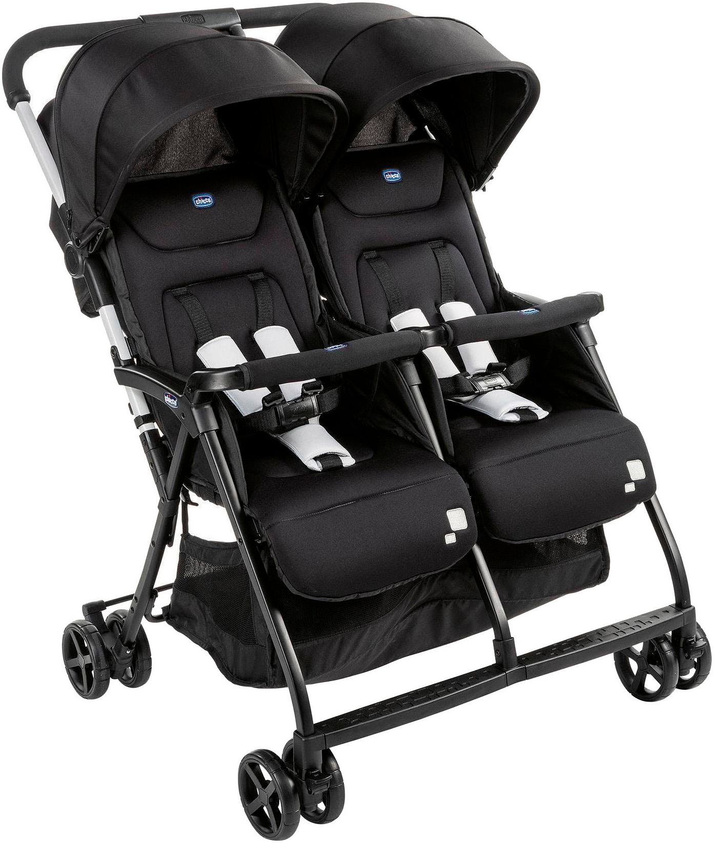 CHICCO Zwillingsbuggy »OHlalà Twin, Black Night« 15 kg Zwillingskinderwagen Black Night