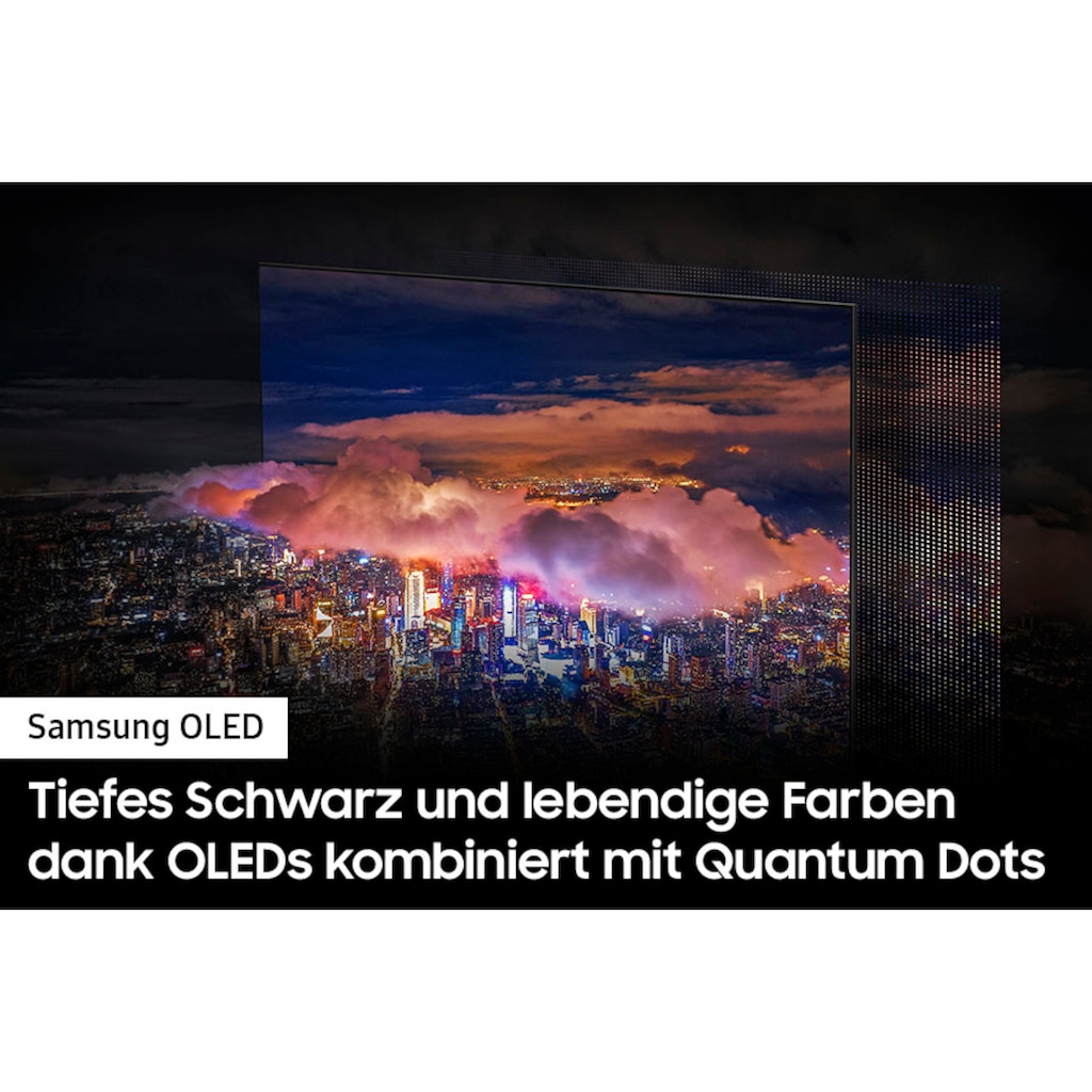 Samsung OLED-Fernseher, 163 cm/65 Zoll, Smart-TV, Neural Quantum Prozessor 4K-Infinity One Design-Gaming Hub
