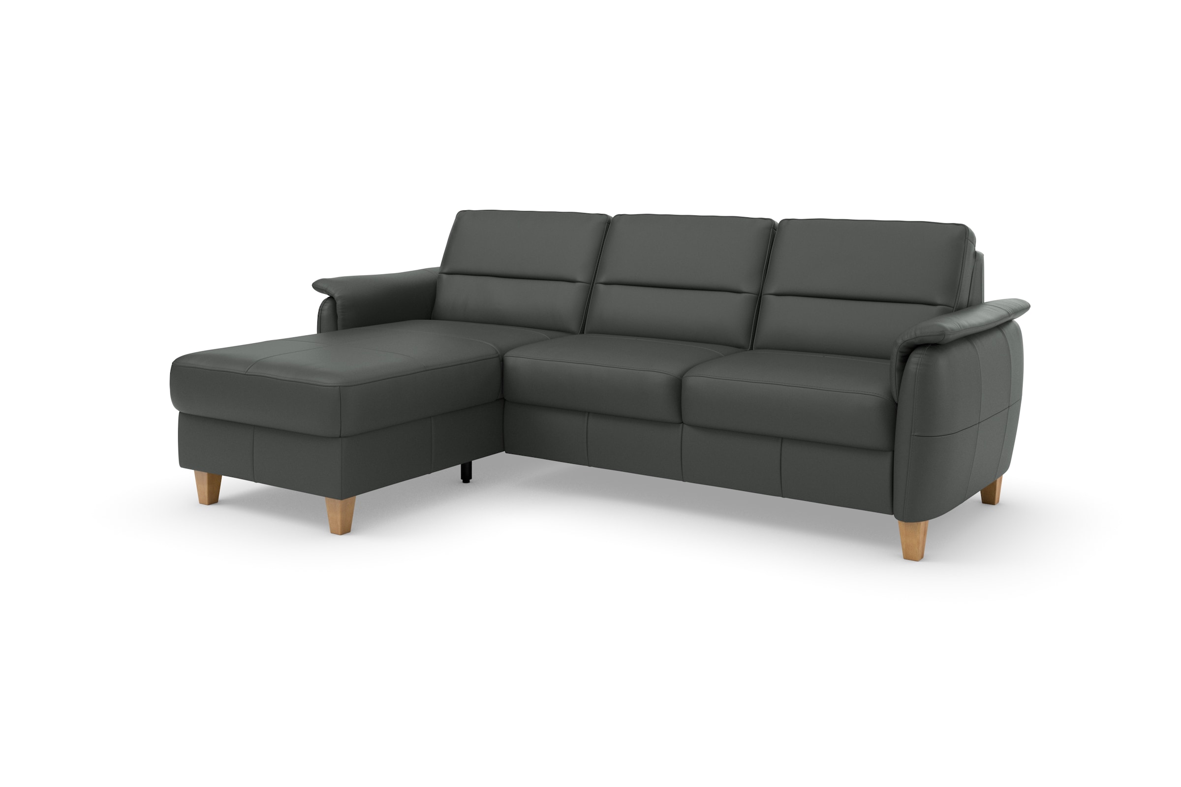Home affaire Ecksofa »Palmera L-Form«, Federkern, wahlweise mit Bettfunktion und mit/ohne Bettkasten