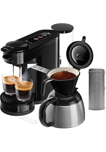 Philips Senseo Kaffeepadmaschine »SENSEO® Switch HD6592/64«, inkl. Kaffeepaddose im... kaufen