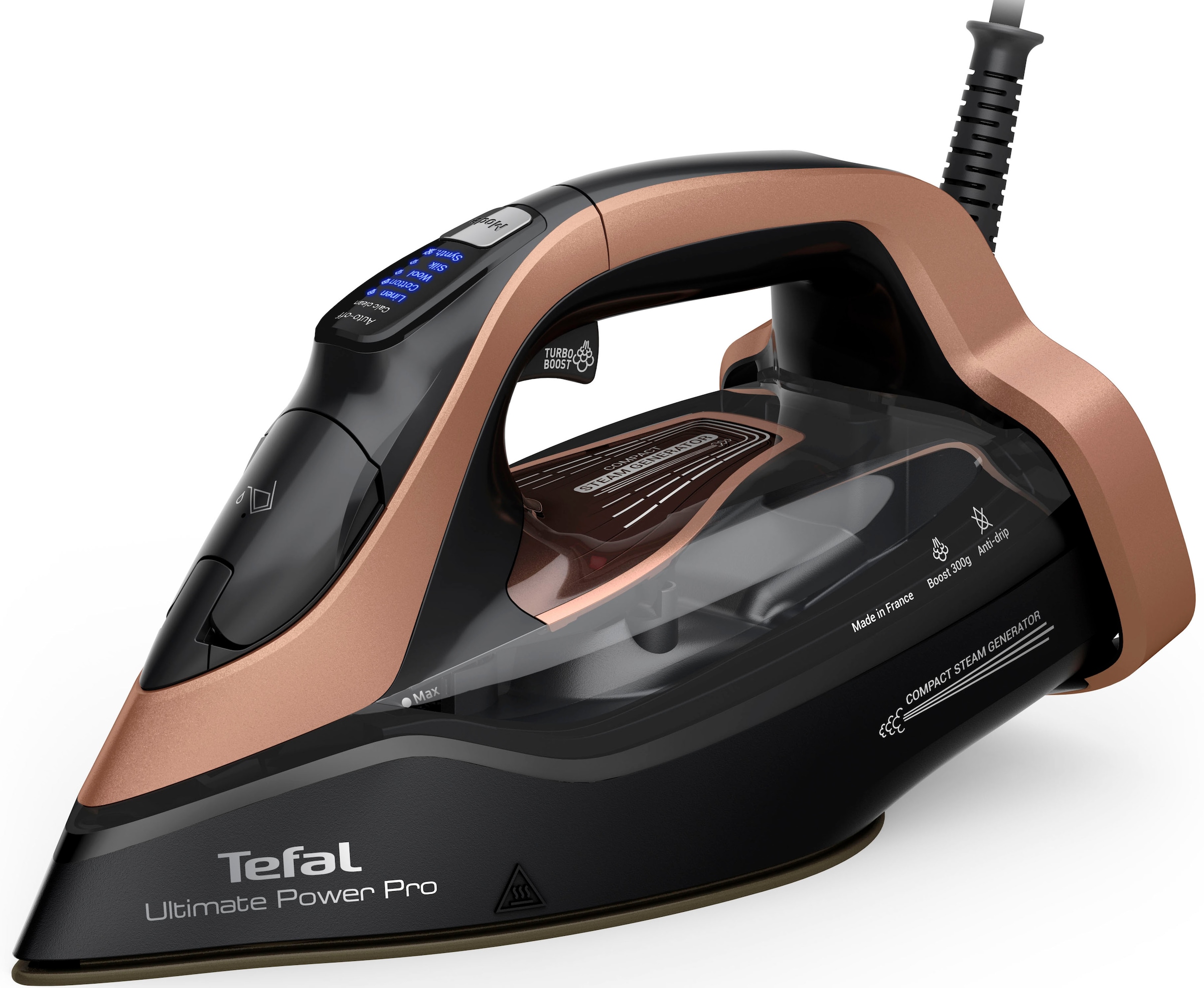 Tefal Dampfbügeleisen »FV9E50 Ultimate Power Pro«, 3200 W, 85 g/Min. kontin günstig online kaufen