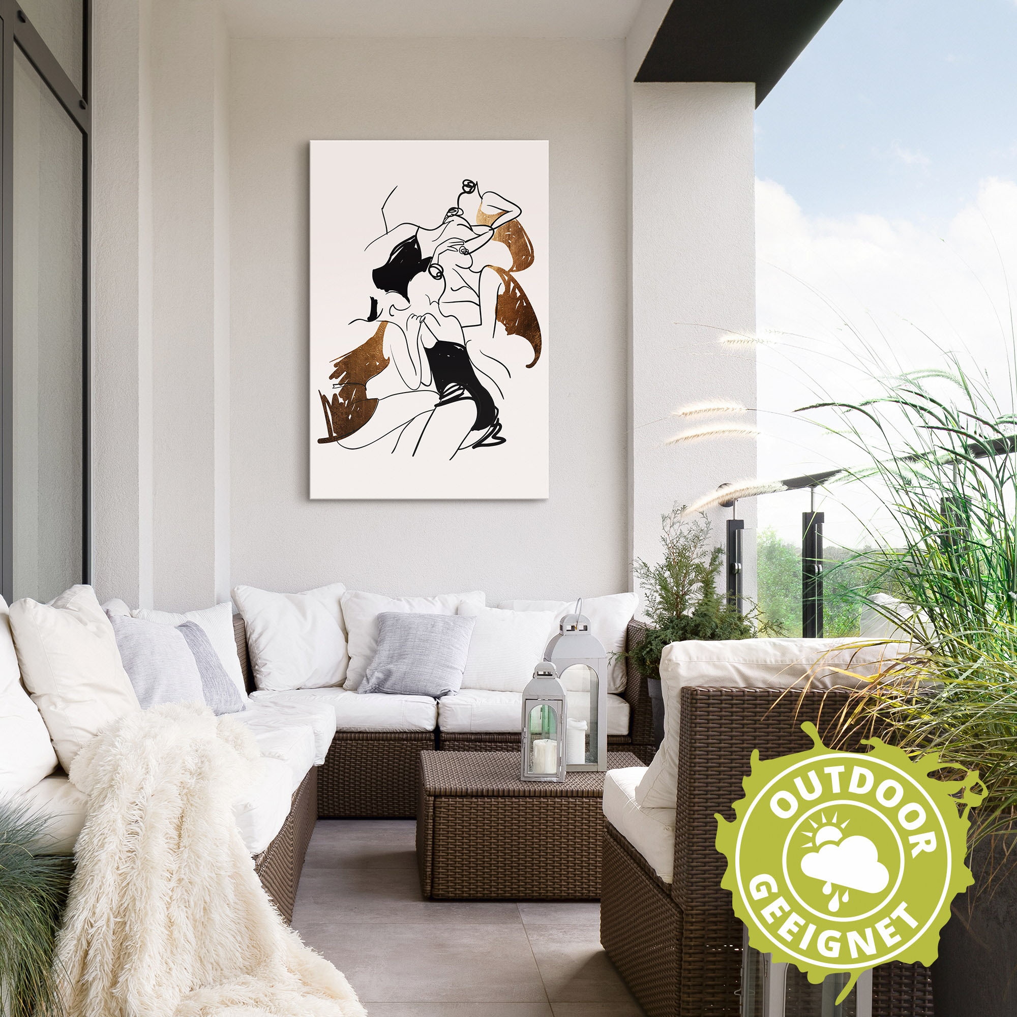Artland Alu-Dibond-Druck »Ballerinas«, Bilder von Frauen, (1 St.), für Innen- und Außenbereich geeignet, Outdoorbild
