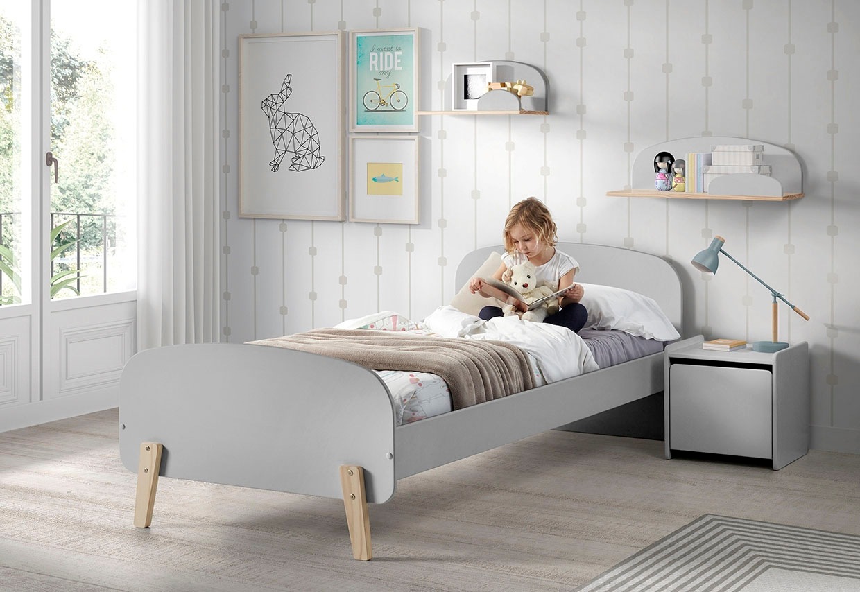 Vipack Kinderregal »Kiddy, Ablage Kiefer massiv, zum hängen« B/H/T ca. 45x21x25cm, universell einsetzbar, verschiedene Farben,  Wandregal MDF Komponenten lackiert, wahlweise 45cm oder 65cm breit