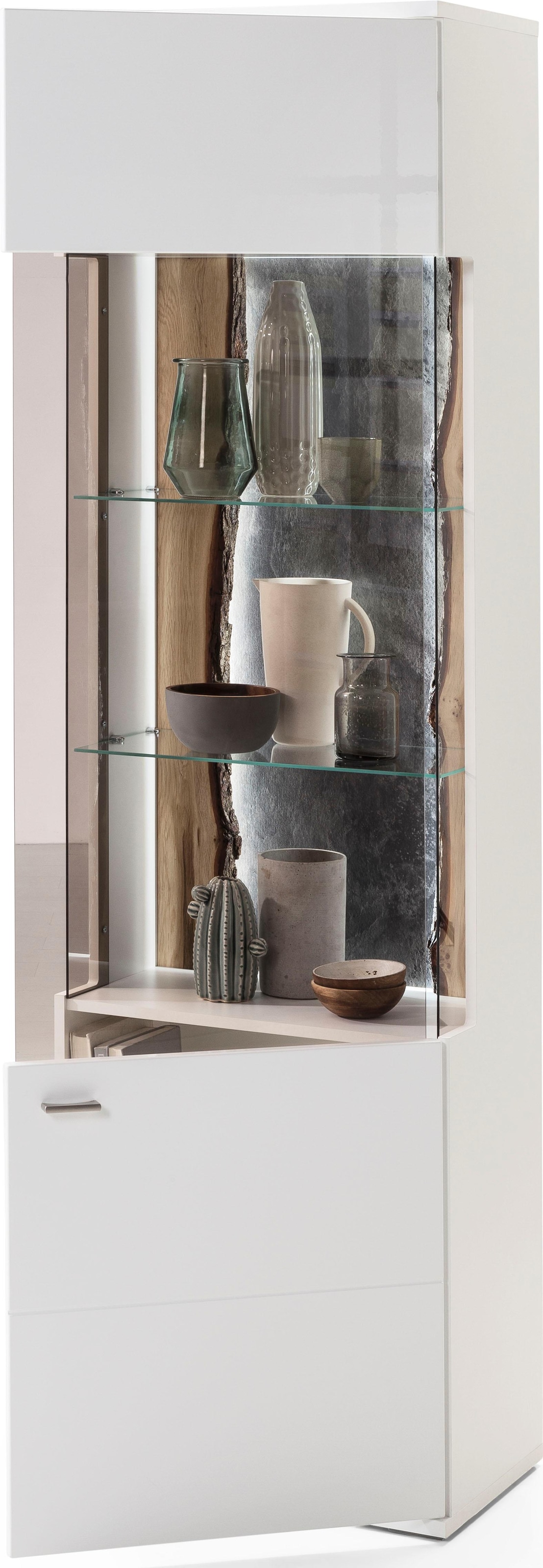 set one by Musterring Vitrine »TACOMA«, Typ 01, Höhe 207, 4 cm, mit getönter  Glastür auf Raten bestellen