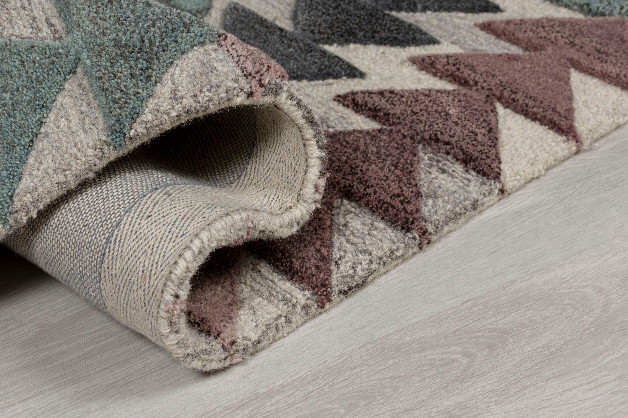 FLAIR RUGS Läufer »Archer«, rechteckig, 10 mm Höhe, Multi Läufer mit geometrischem Design
