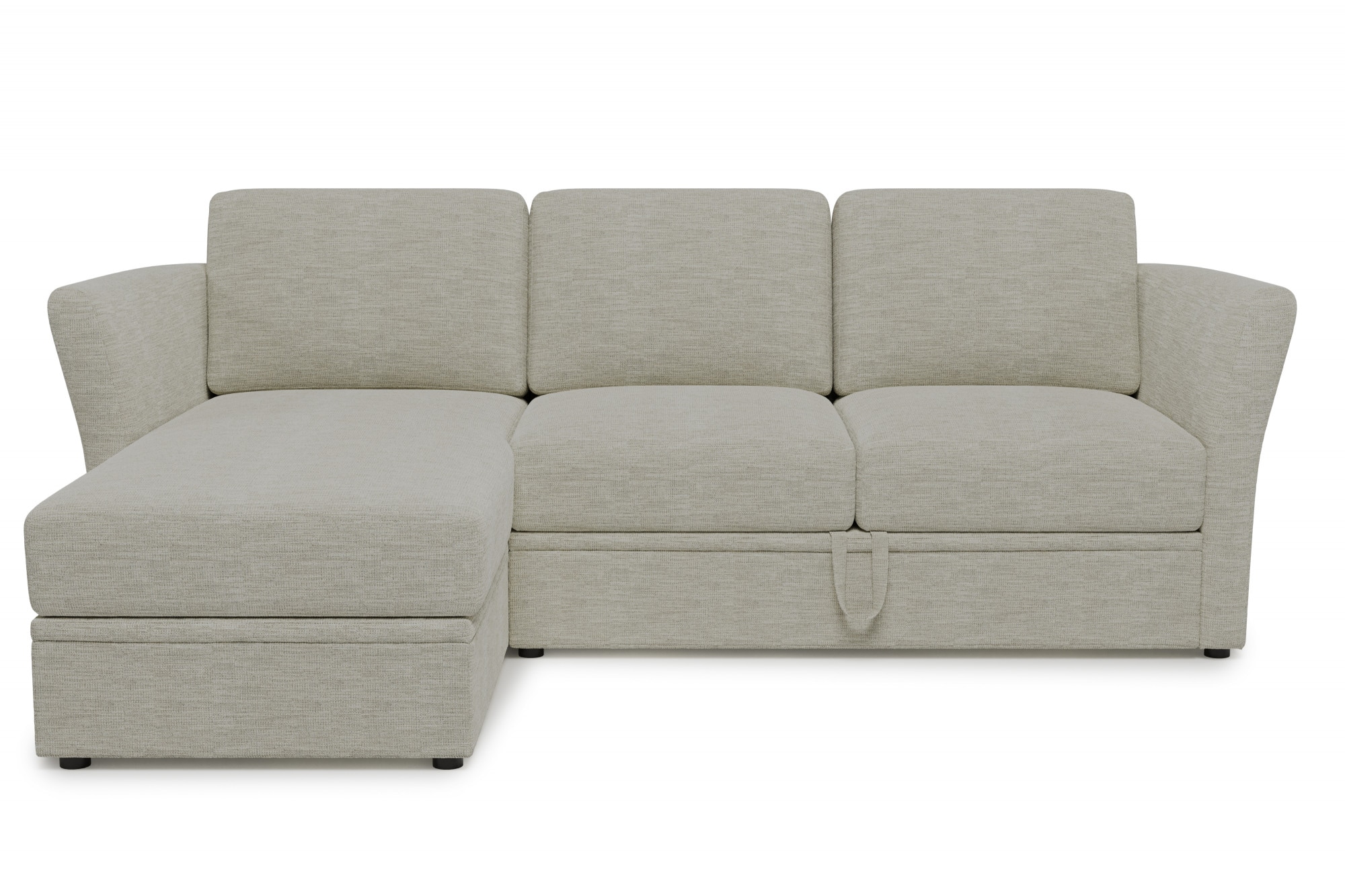 Home affaire Ecksofa »Lavars, L-Form, Schlafsofa«, mit Bettfunktion und Stauraum, in zwei verschiedenen Bezugsqualitäten