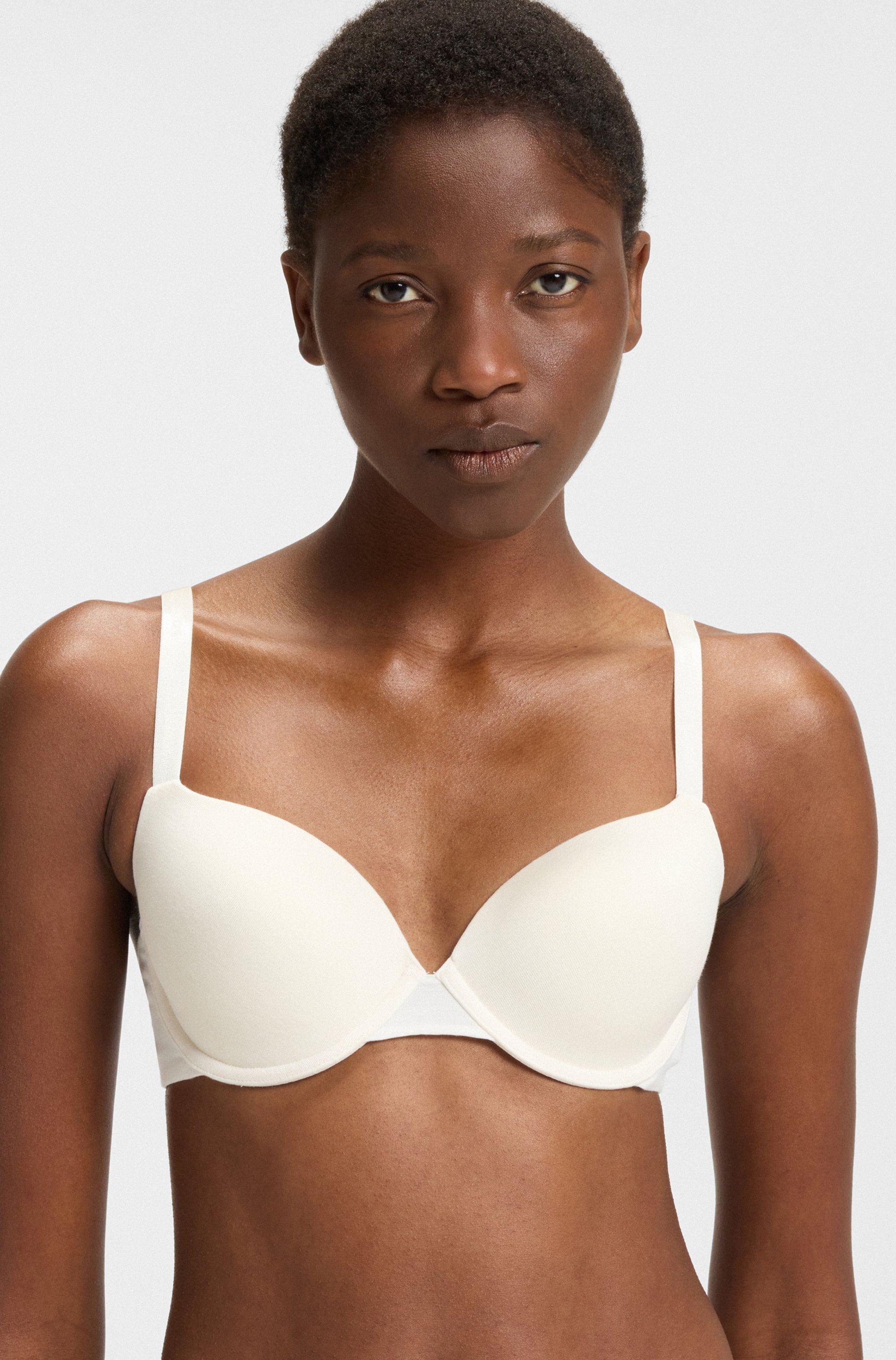 BOSS Bügel-BH »UNDERWIRE BRA CI«, mit BOSS Schriftzug auf den Trägern
