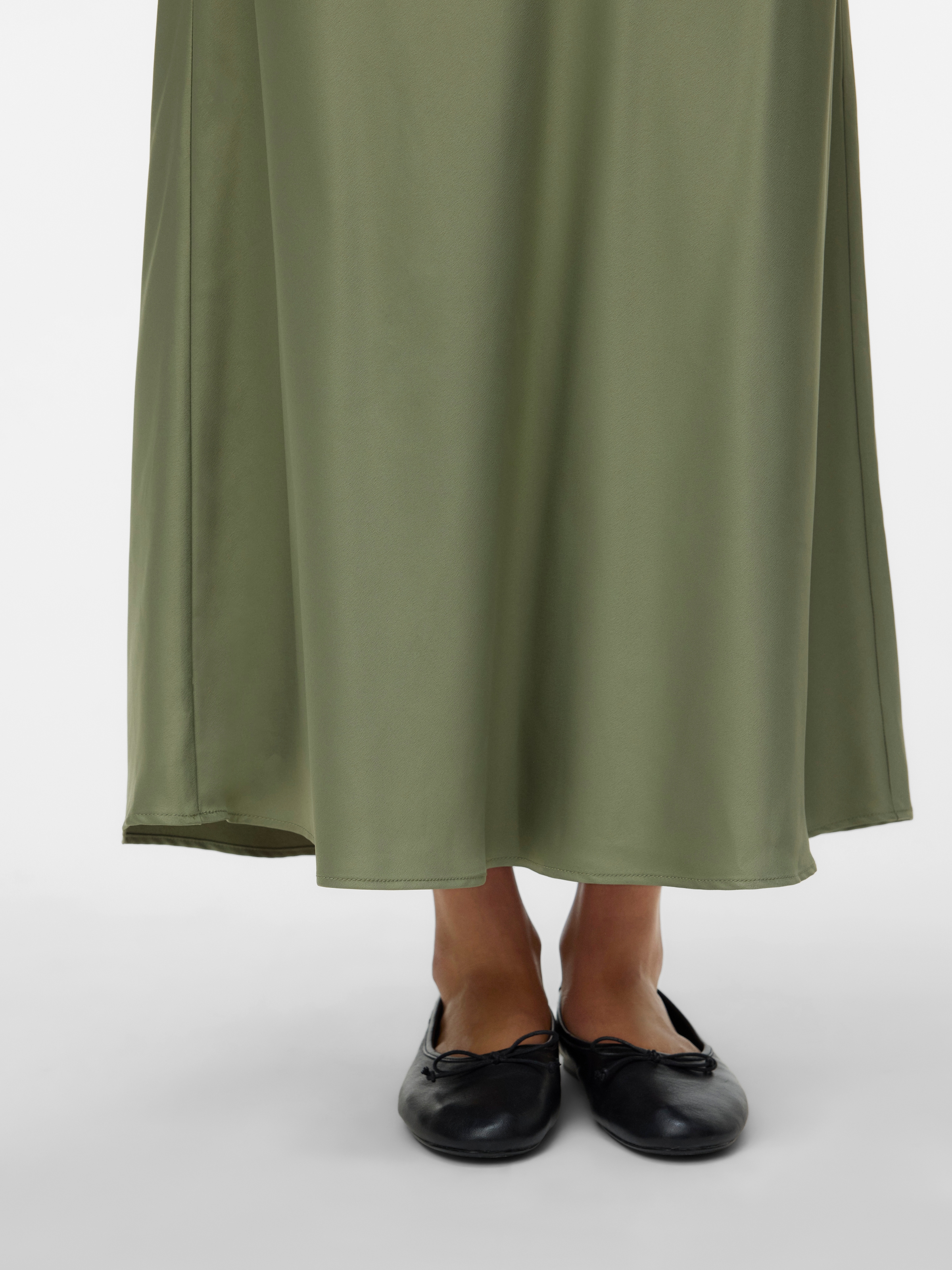 Vero Moda A-Linien-Rock »VMMERLE ANKLE SKIRT WVN GA NOOS« Kunstfaser
