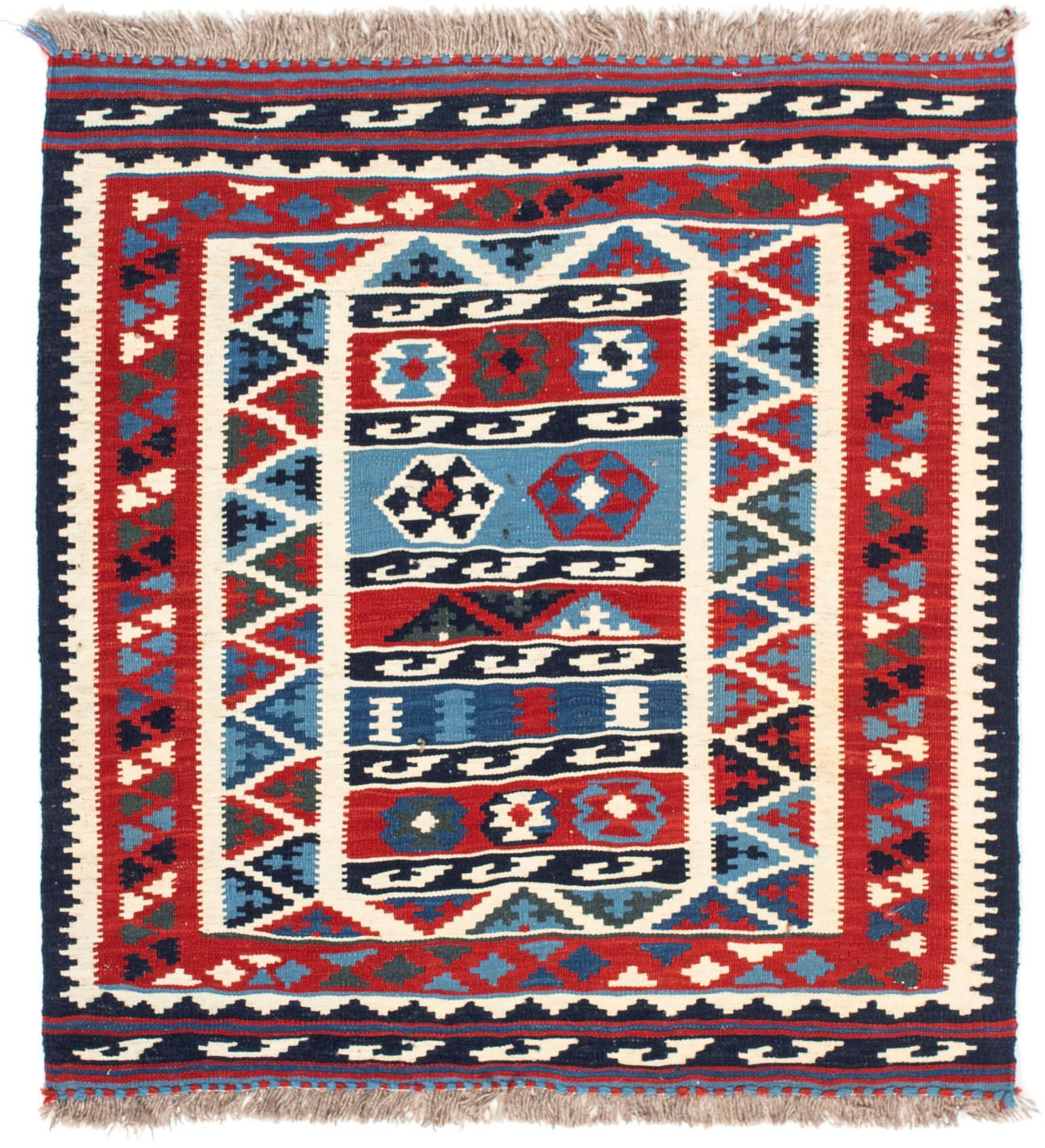 morgenland Wollteppich »Kelim - Oriental quadratisch - 104 x 99 cm - mehrfa günstig online kaufen