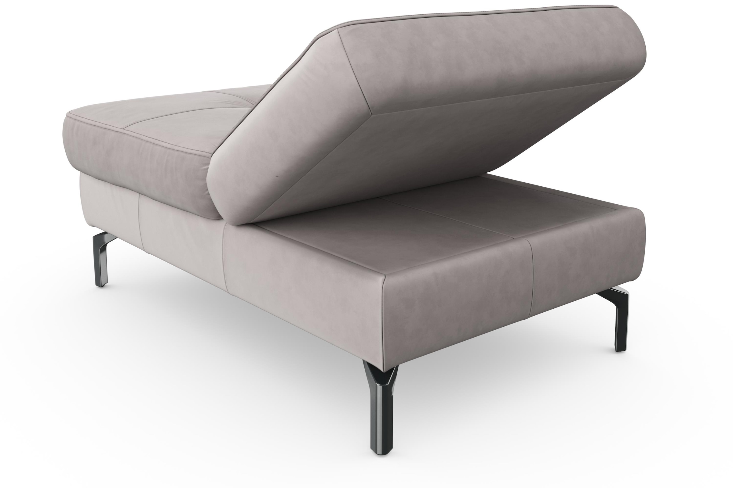 sit&more Hocker »Bendigo«, mit Klappfunktion, Bodenfreiheit 15 cm, wahlweise in 2 Fußfarben
