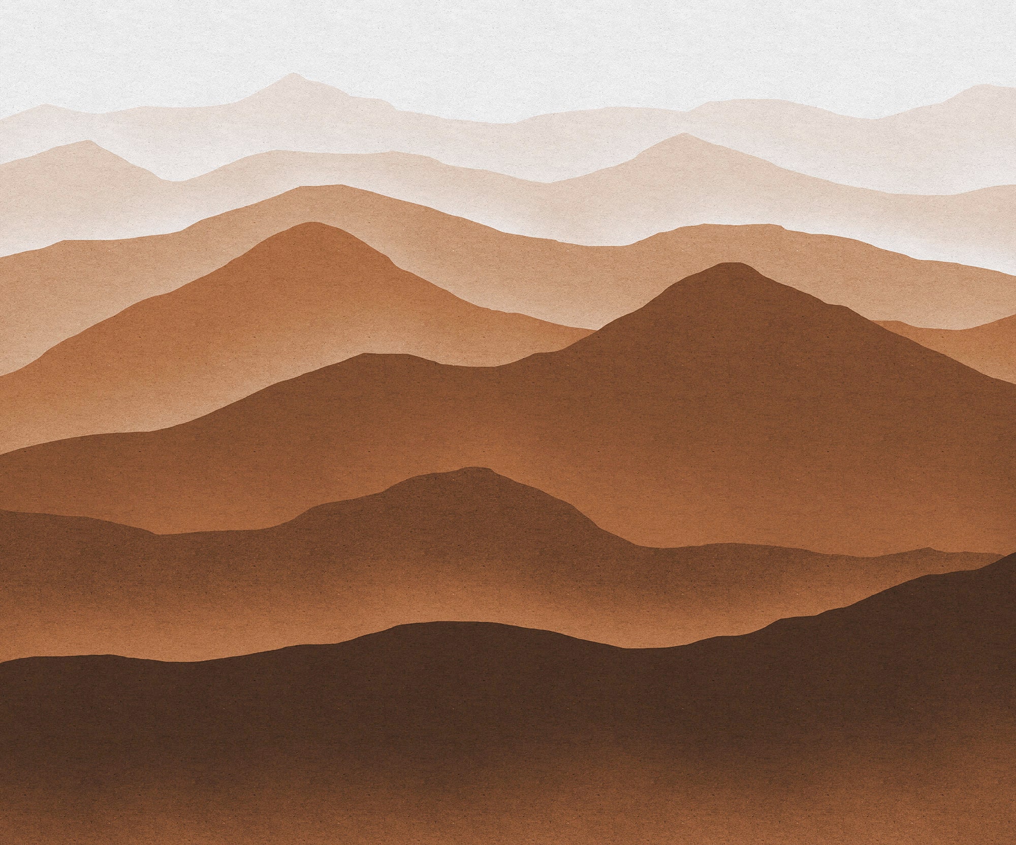 Vliestapete »Macchiato Mountains«, 300x250 cm (Breite x Höhe)