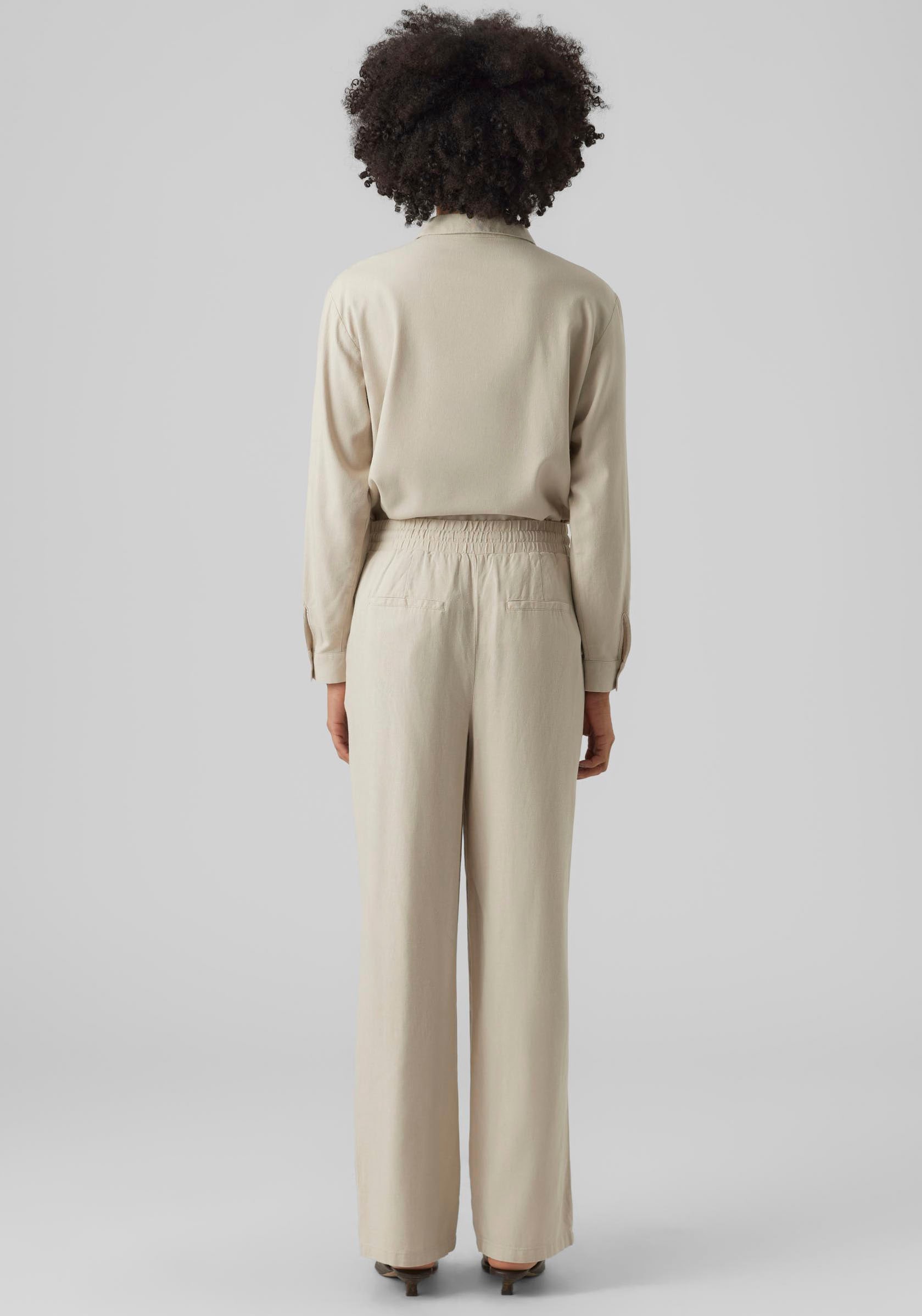 Vero Moda Schlupfhose »VMJESMILO HW WIDE PANTS WVN NOOS«, mit Seitentaschen